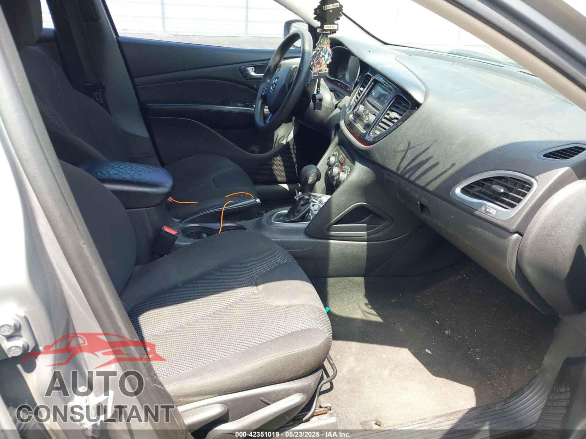 DODGE DART 2016 - 1C3CDFAA5GD592224