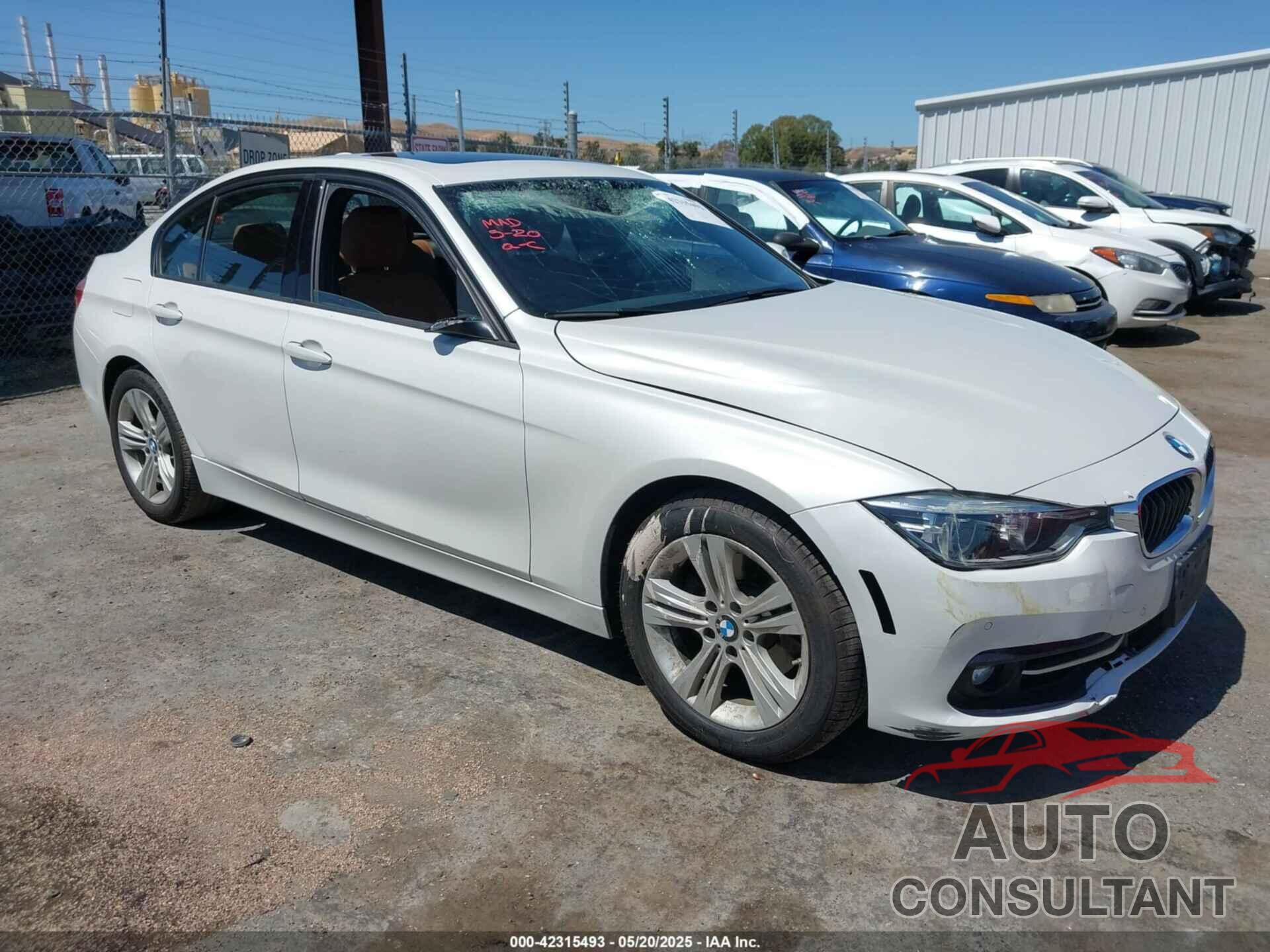 BMW 328I 2016 - WBA8E9C53GK647973