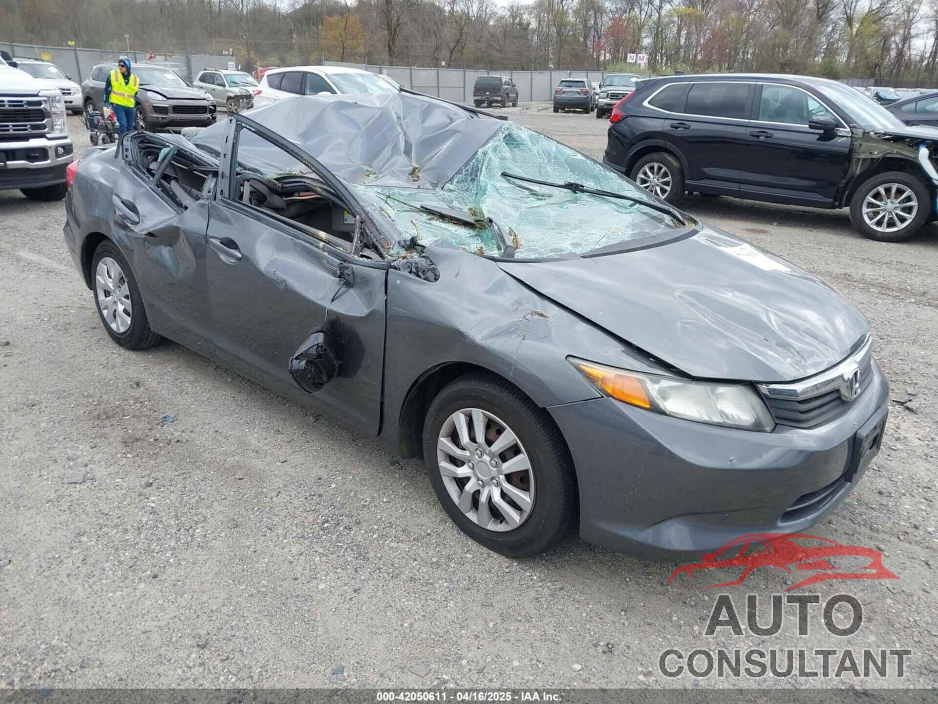 HONDA CIVIC 2012 - 19XFB2F56CE316954