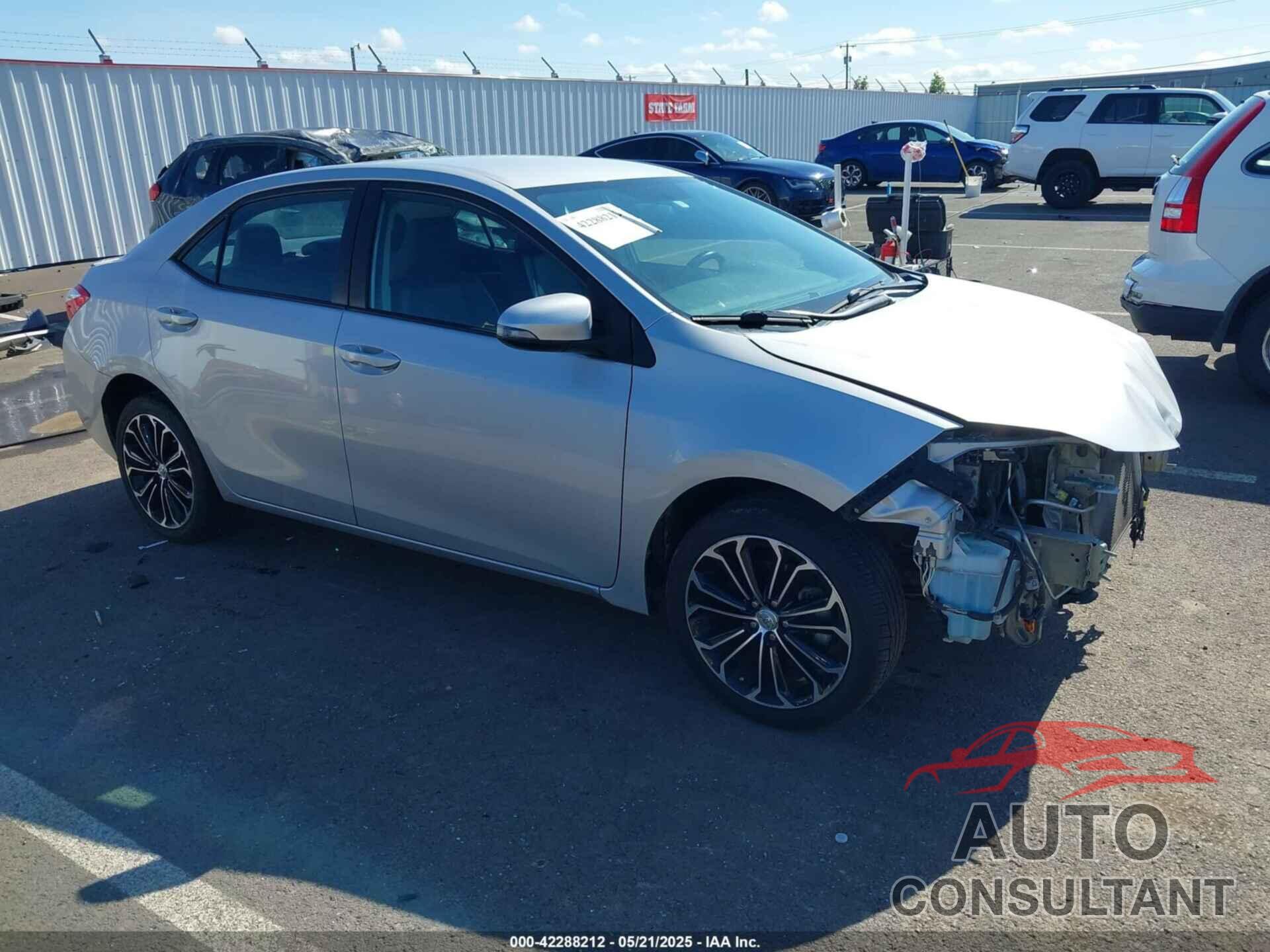 TOYOTA COROLLA 2014 - 5YFBURHE0EP084562