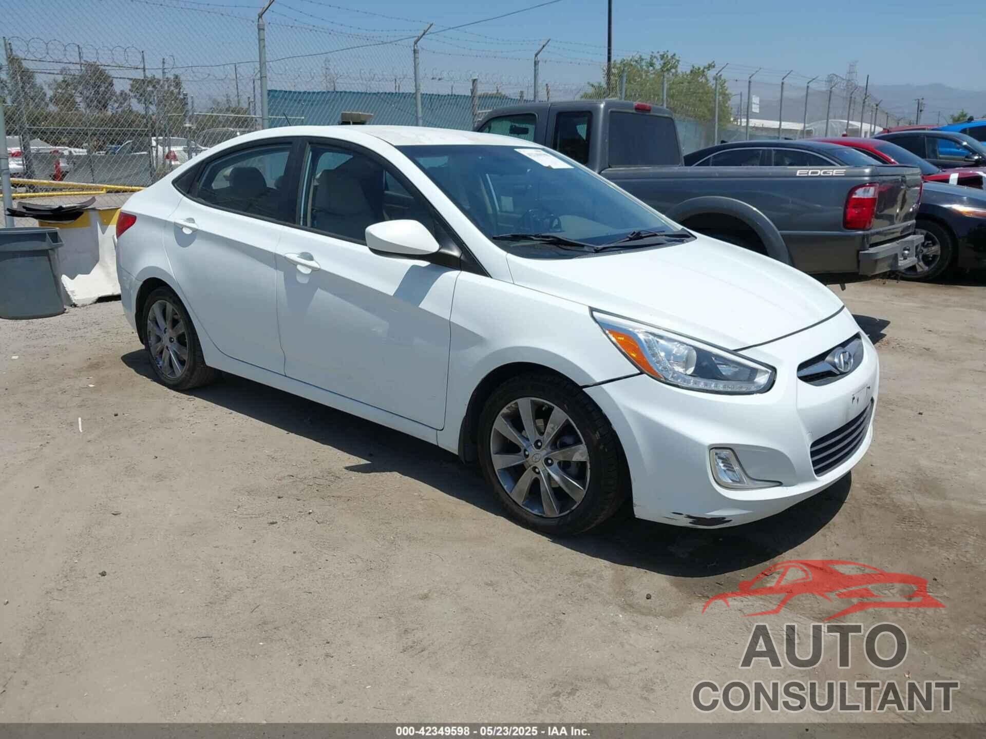 HYUNDAI ACCENT 2014 - KMHCU4AE2EU627832
