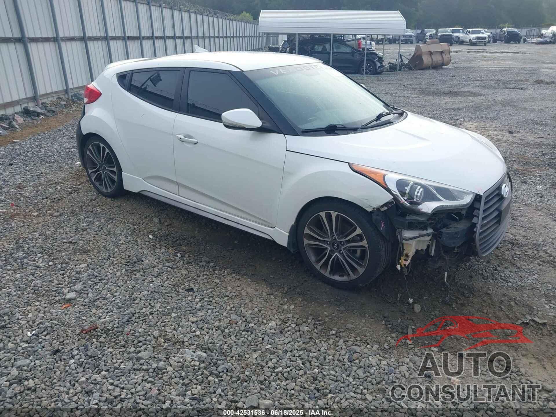 HYUNDAI VELOSTER 2016 - KMHTC6AE8GU262932