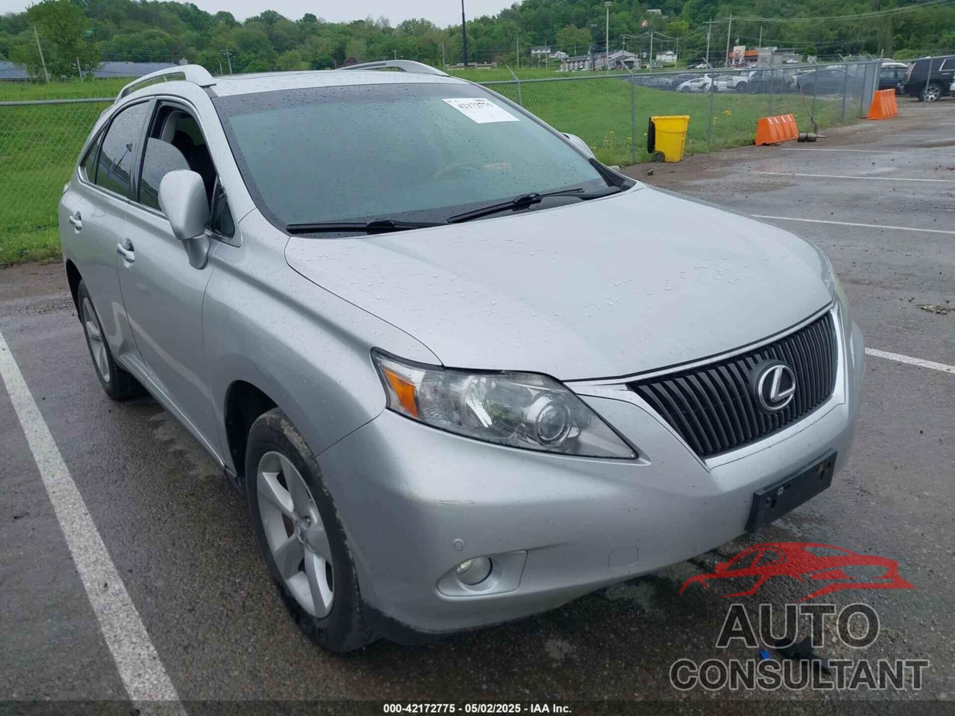 LEXUS RX 350 2012 - 2T2BK1BA8CC125896