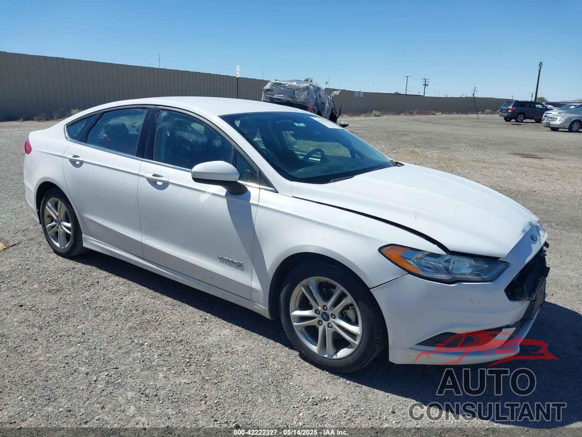 FORD FUSION HYBRID 2018 - 3FA6P0UU6JR204439