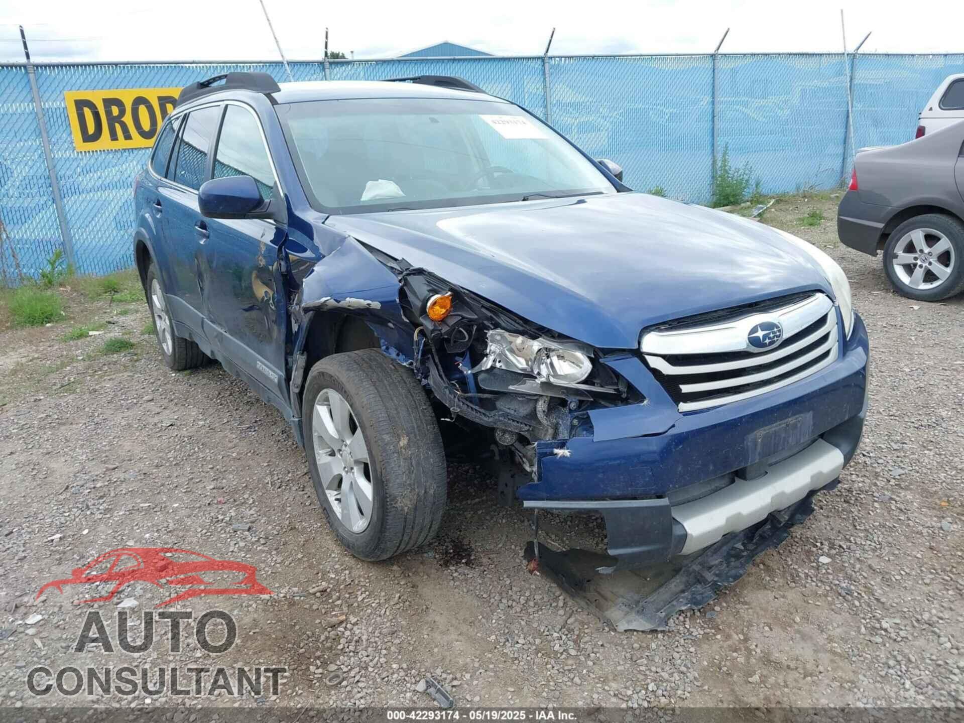 SUBARU OUTBACK 2011 - 4S4BRBCC8B3345337