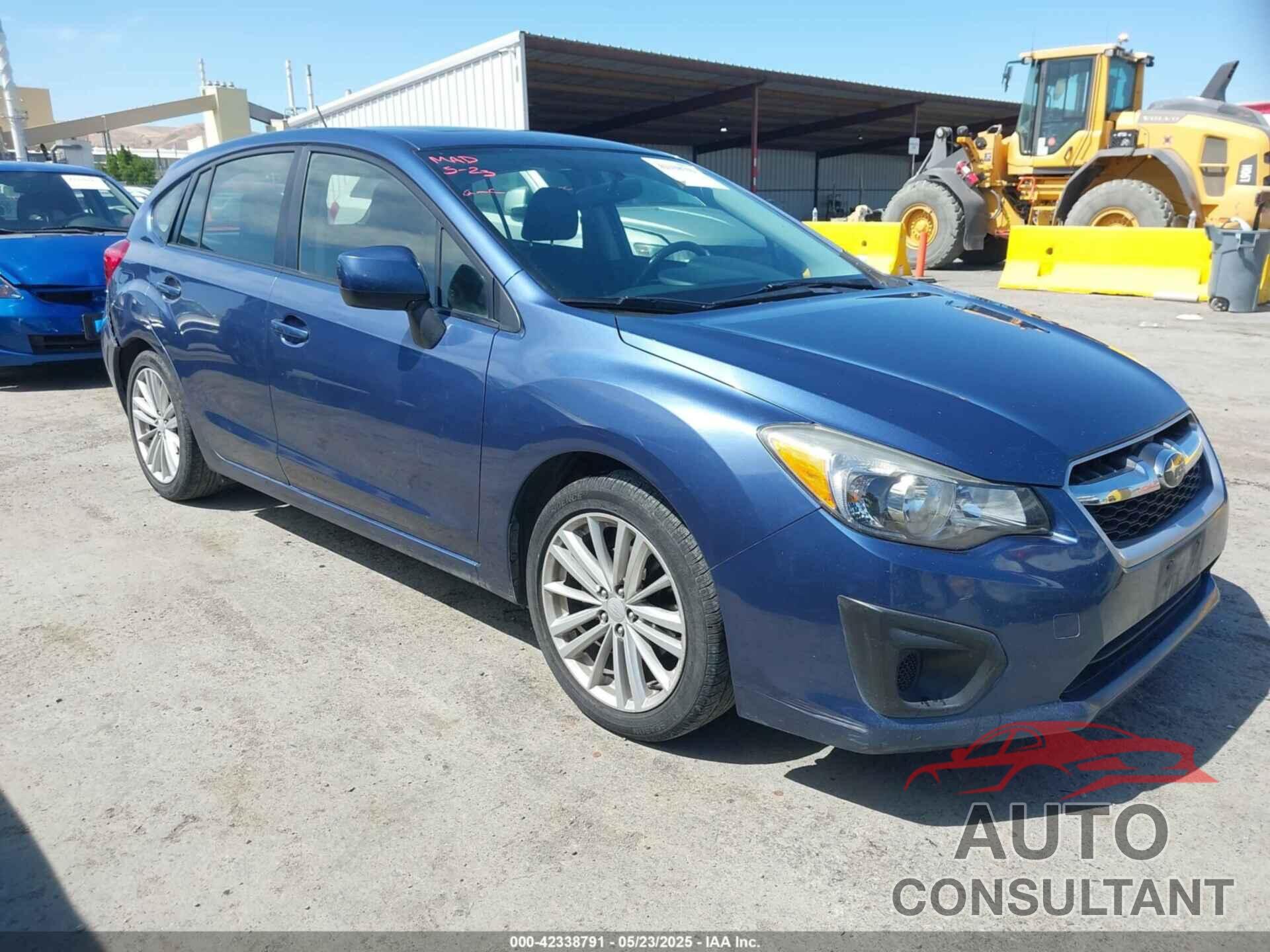 SUBARU IMPREZA 2013 - JF1GPAD69DG208542