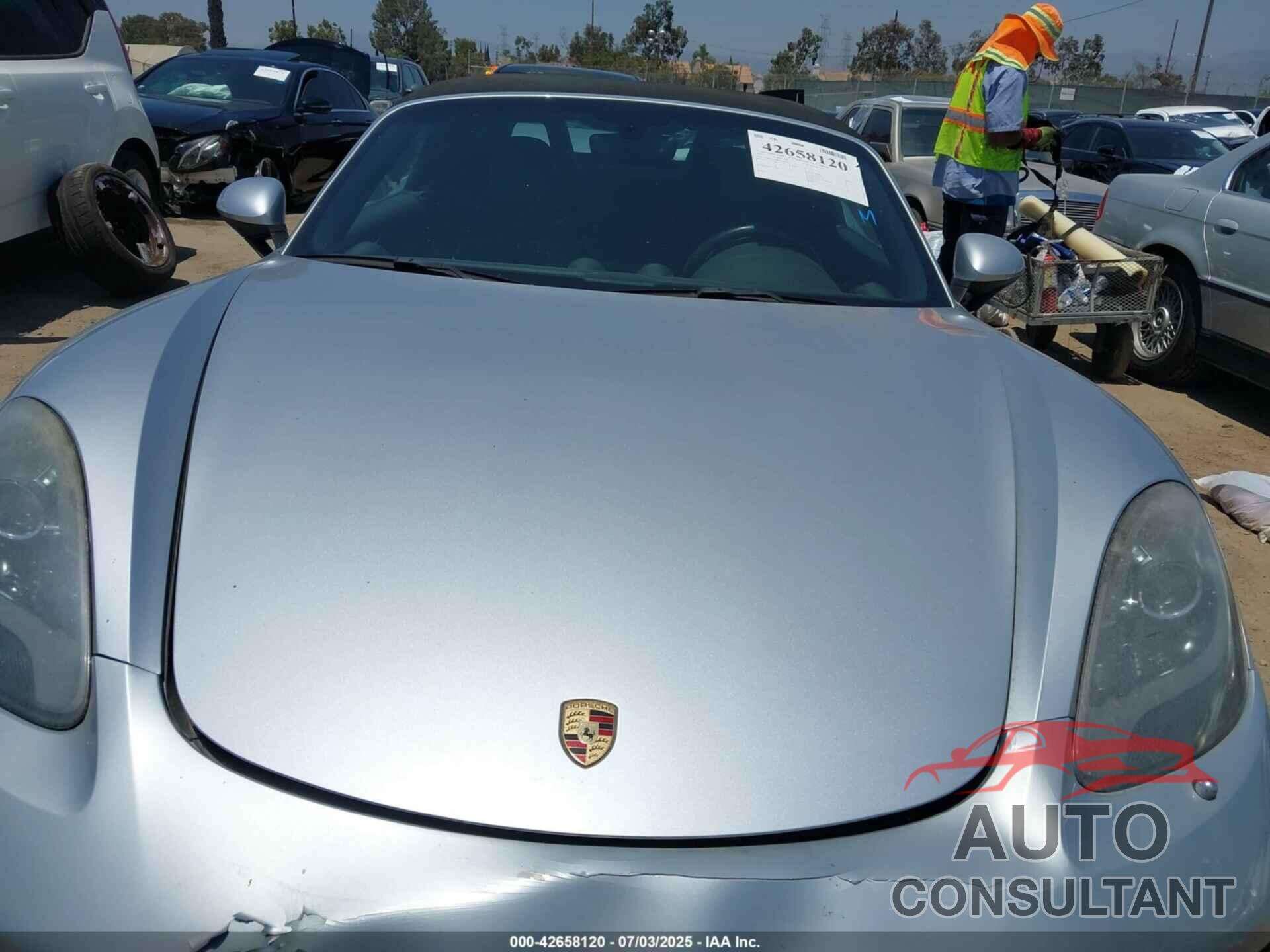 PORSCHE 718 BOXSTER 2017 - WP0CA2A80HS220216