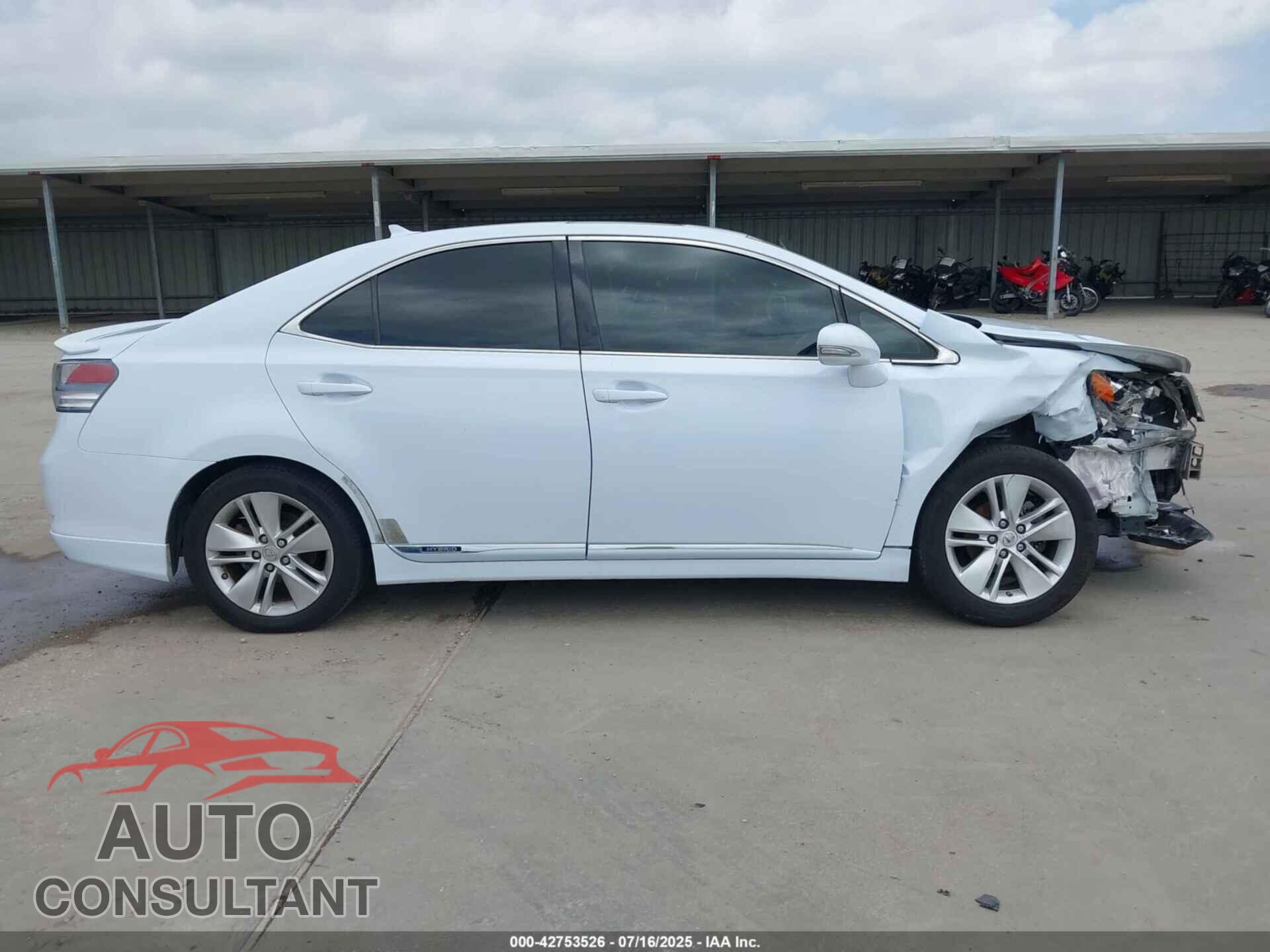 LEXUS HS 250H 2010 - JTHBB1BA8A2024100