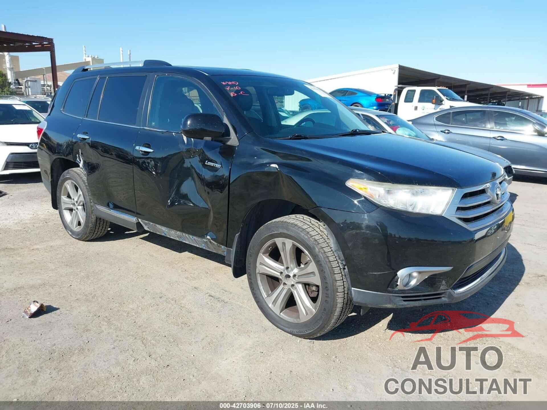 TOYOTA HIGHLANDER 2011 - 5TDDK3EHXBS071119