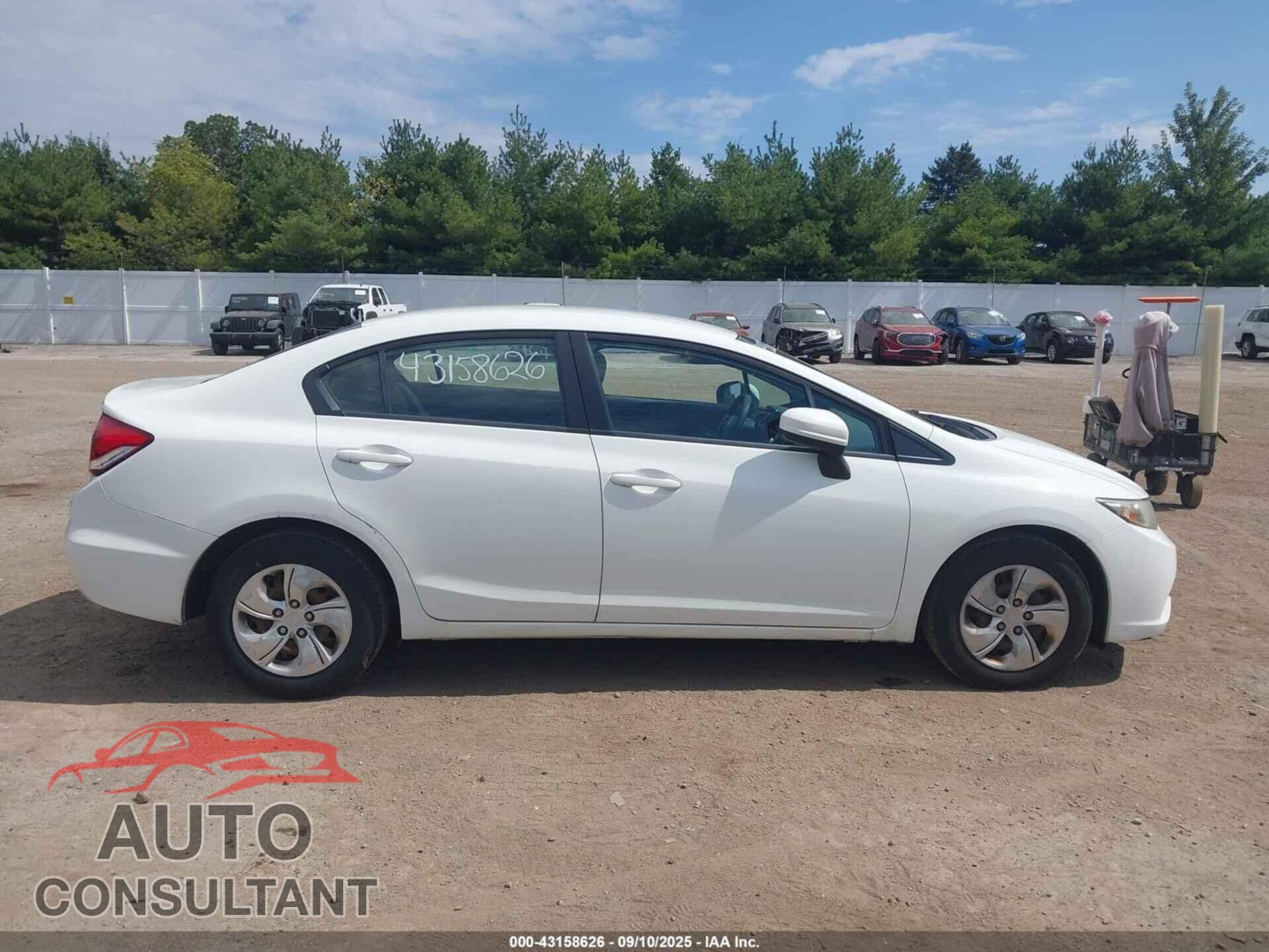 HONDA CIVIC 2014 - 19XFB2F5XEE013310
