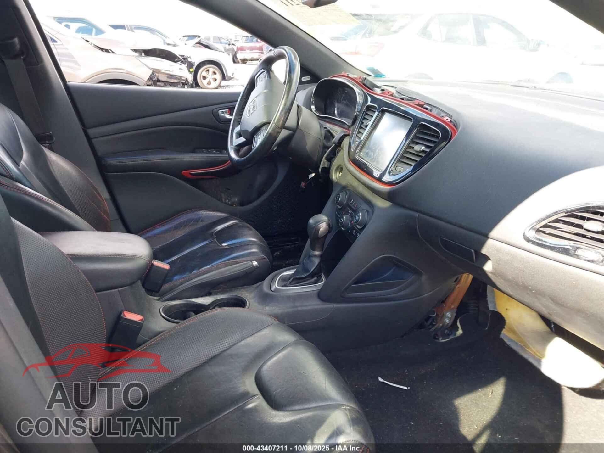 DODGE DART 2015 - 1C3CDFEB0FD422645
