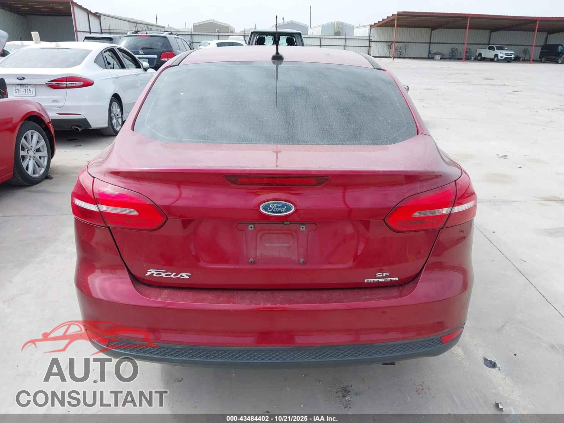 FORD FOCUS 2016 - 1FADP3F29GL288817