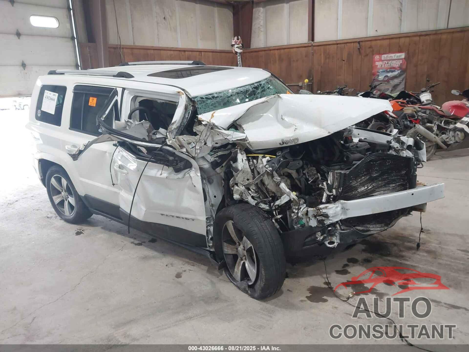JEEP PATRIOT 2016 - 1C4NJRFB5GD638957