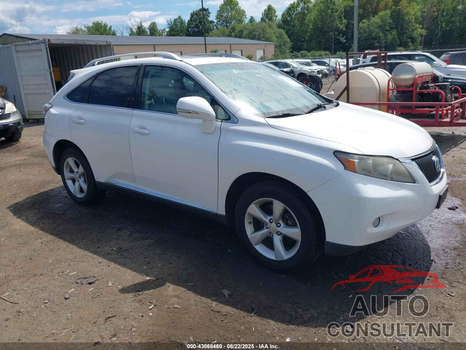 LEXUS RX 350 2011 - 2T2BK1BAXBC093208