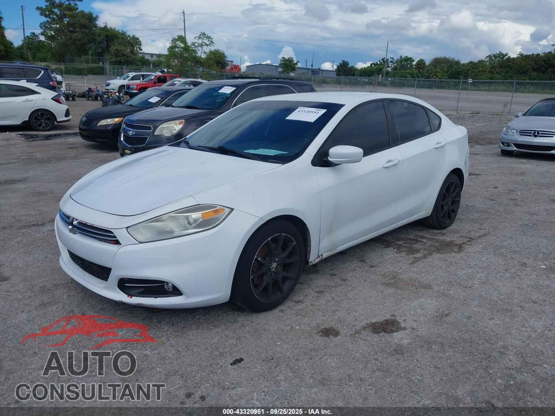 DODGE DART 2013 - 1C3CDFBA0DD106008