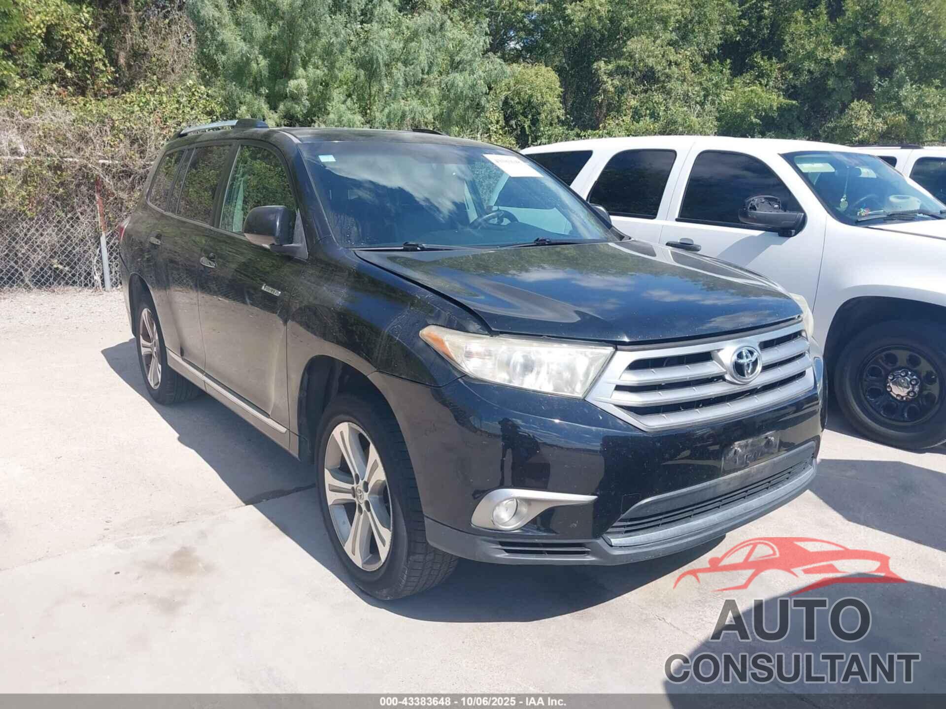TOYOTA HIGHLANDER 2011 - 5TDDK3EH3BS050600