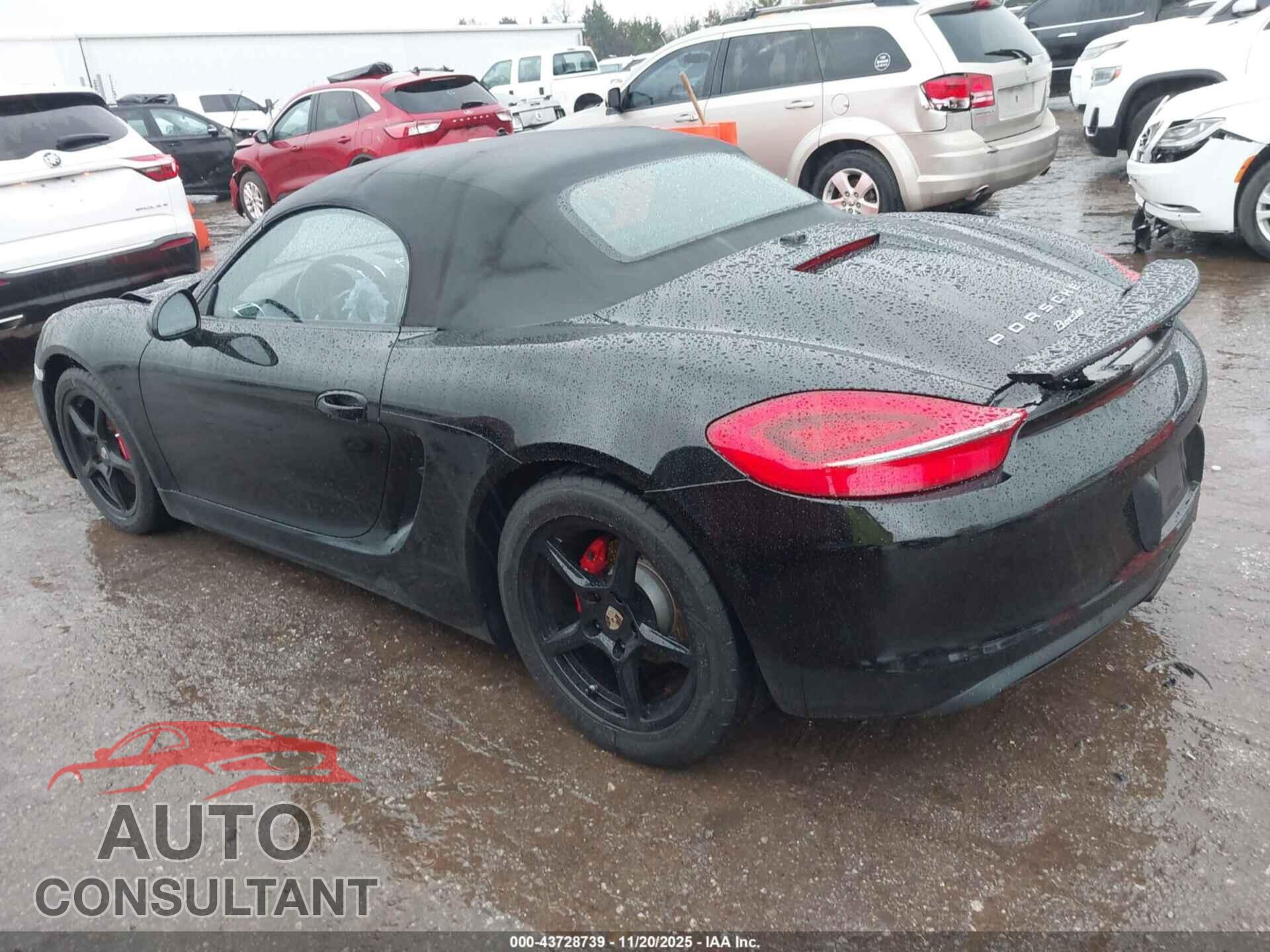 PORSCHE BOXSTER 2013 - WP0CA2A80DS114777