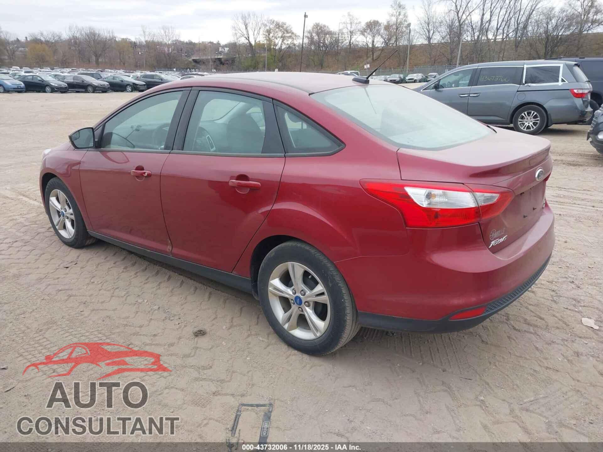 FORD FOCUS 2013 - 1FADP3F23DL187395