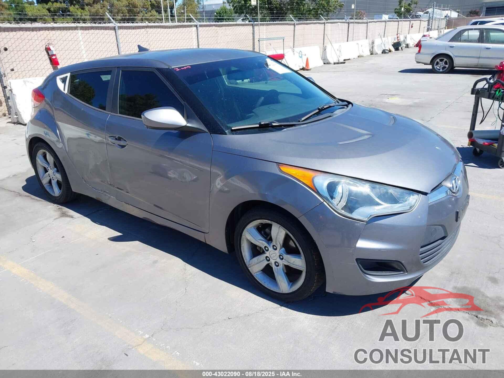 HYUNDAI VELOSTER 2012 - KMHTC6AD1CU020968