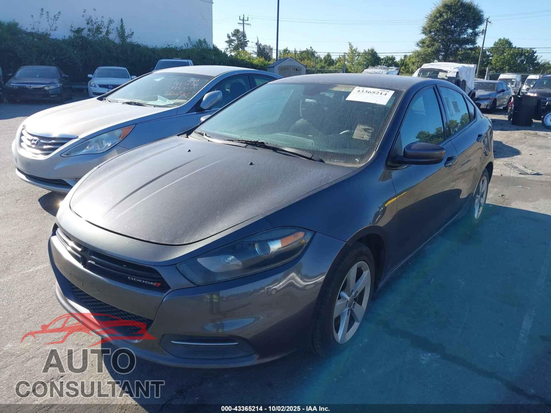 DODGE DART 2016 - 1C3CDFBA8GD623190
