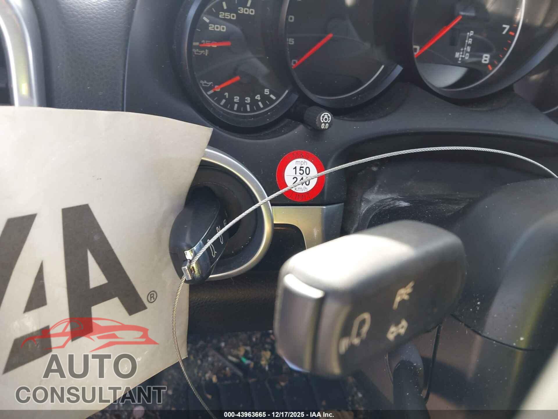 PORSCHE CAYENNE 2011 - WP1AA2A21BLA09027