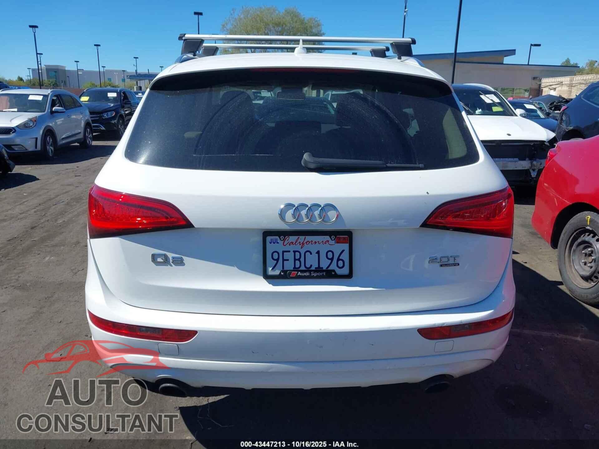 AUDI Q5 2013 - WA1CFAFP2DA026261