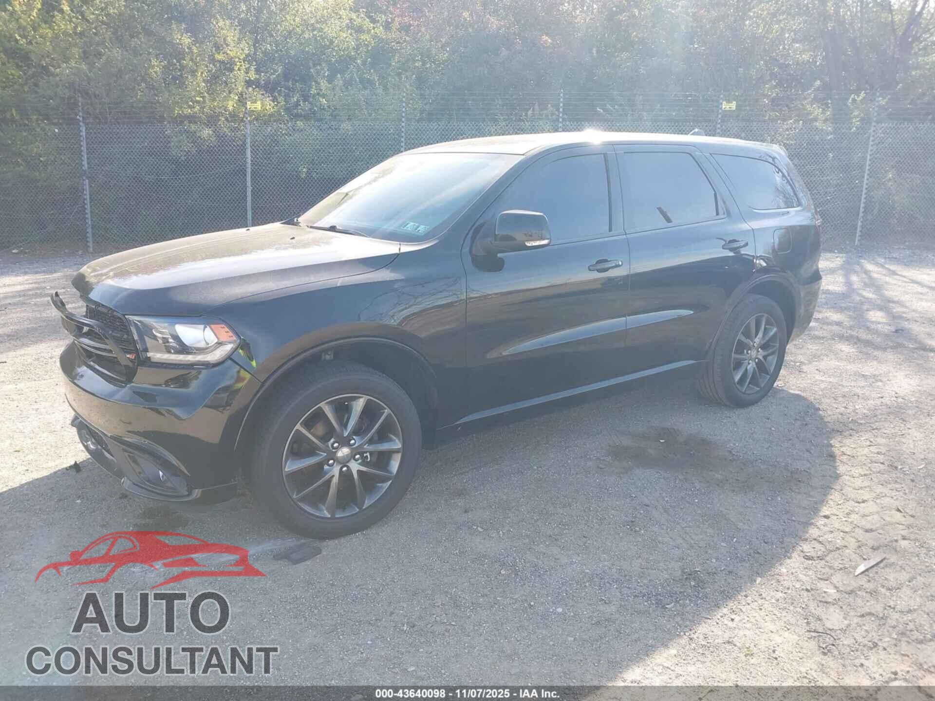 DODGE DURANGO 2017 - 1C4RDJDG8HC830339
