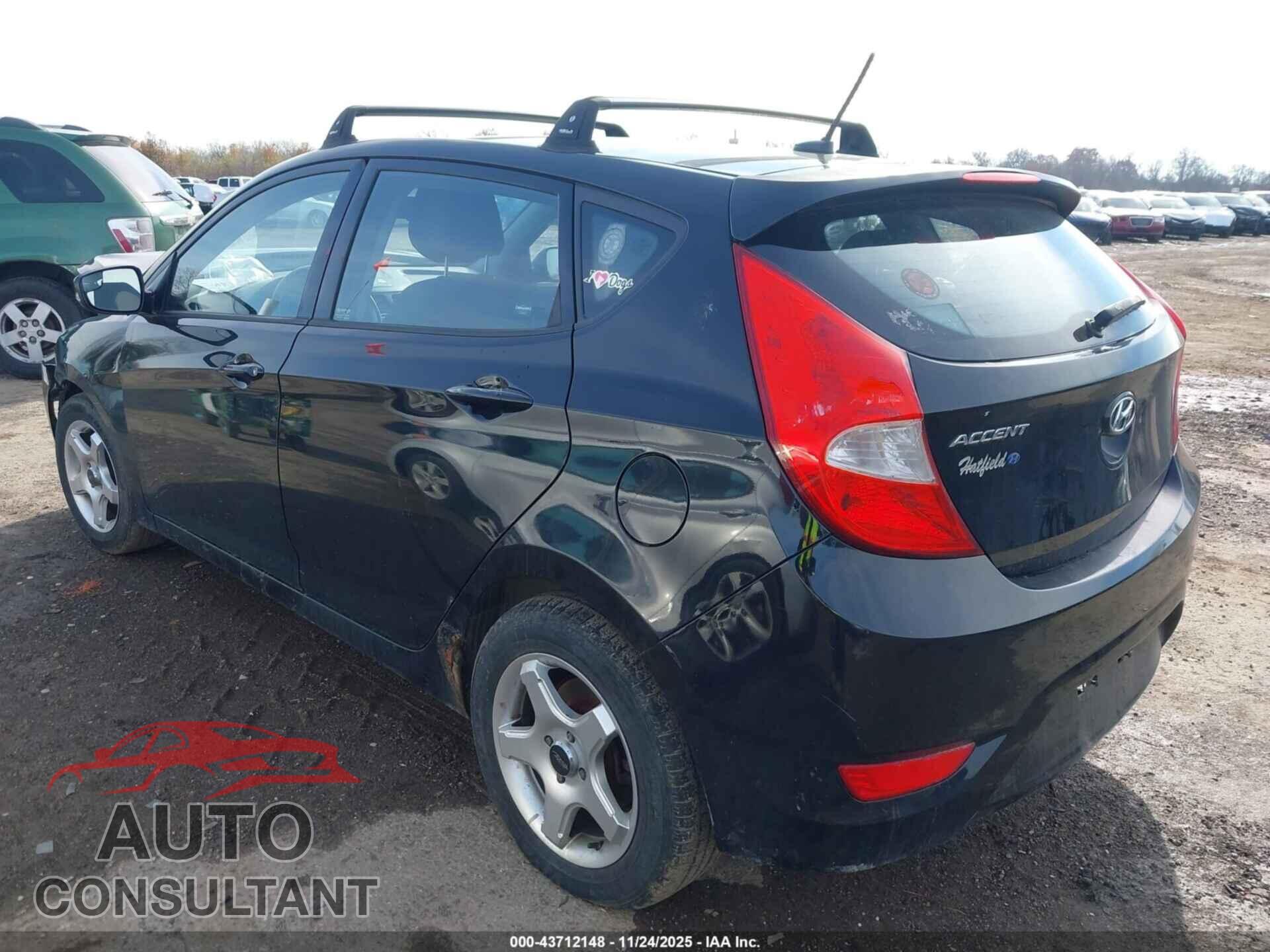 HYUNDAI ACCENT 2014 - KMHCU5AE2EU164144