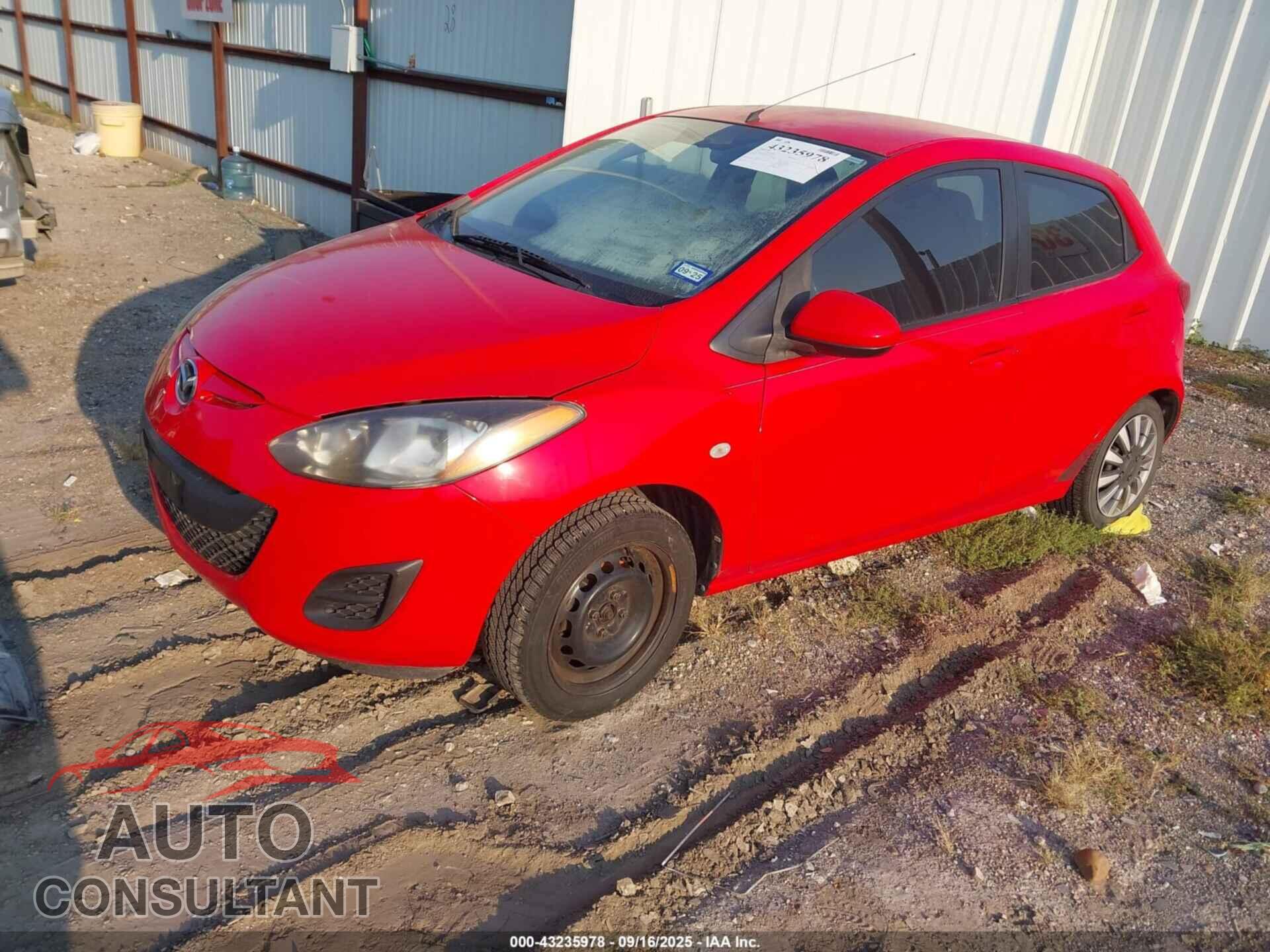 MAZDA MAZDA2 2012 - JM1DE1KY8C0136540