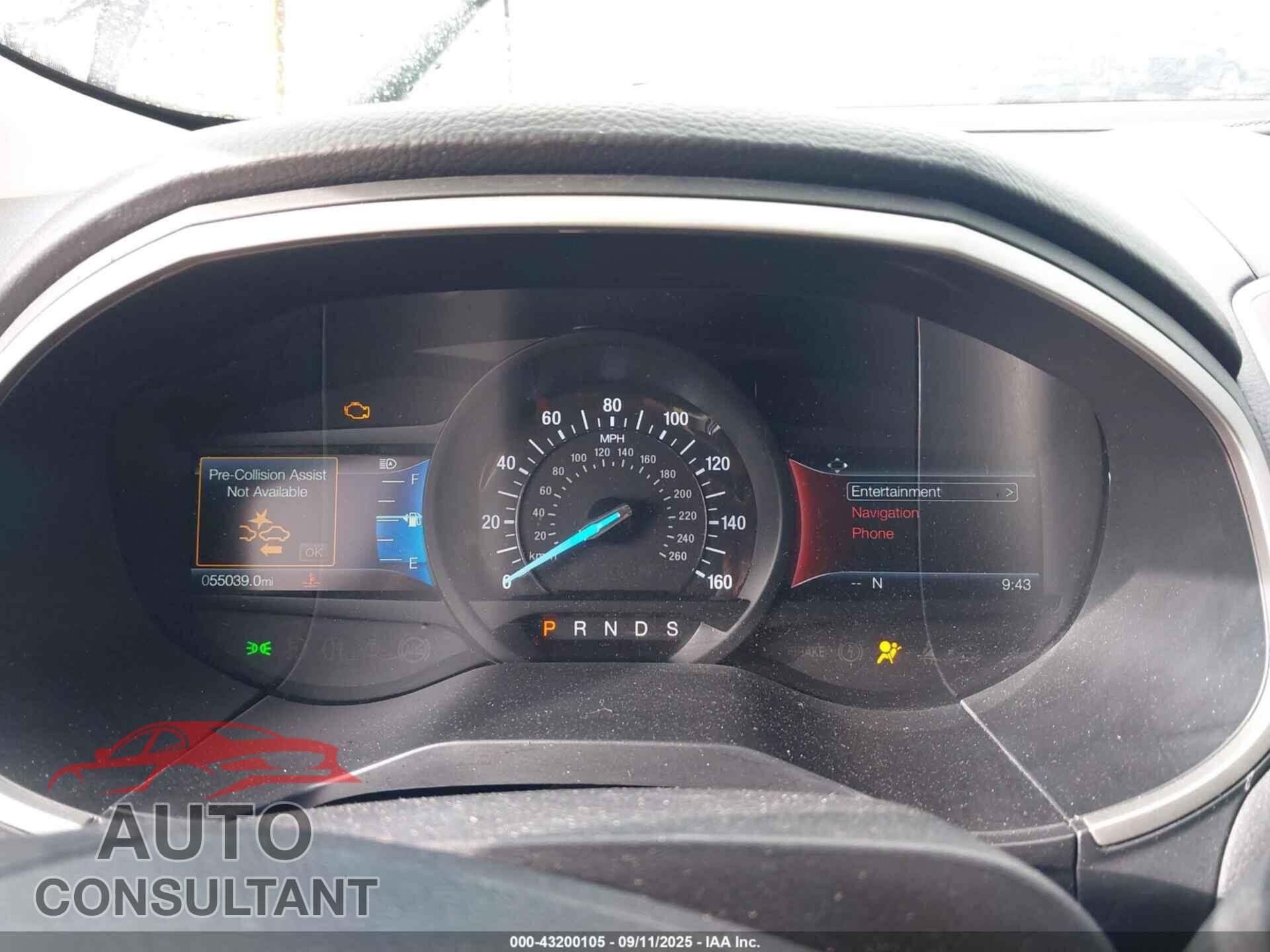 FORD EDGE 2020 - 2FMPK4J9XLBB64643