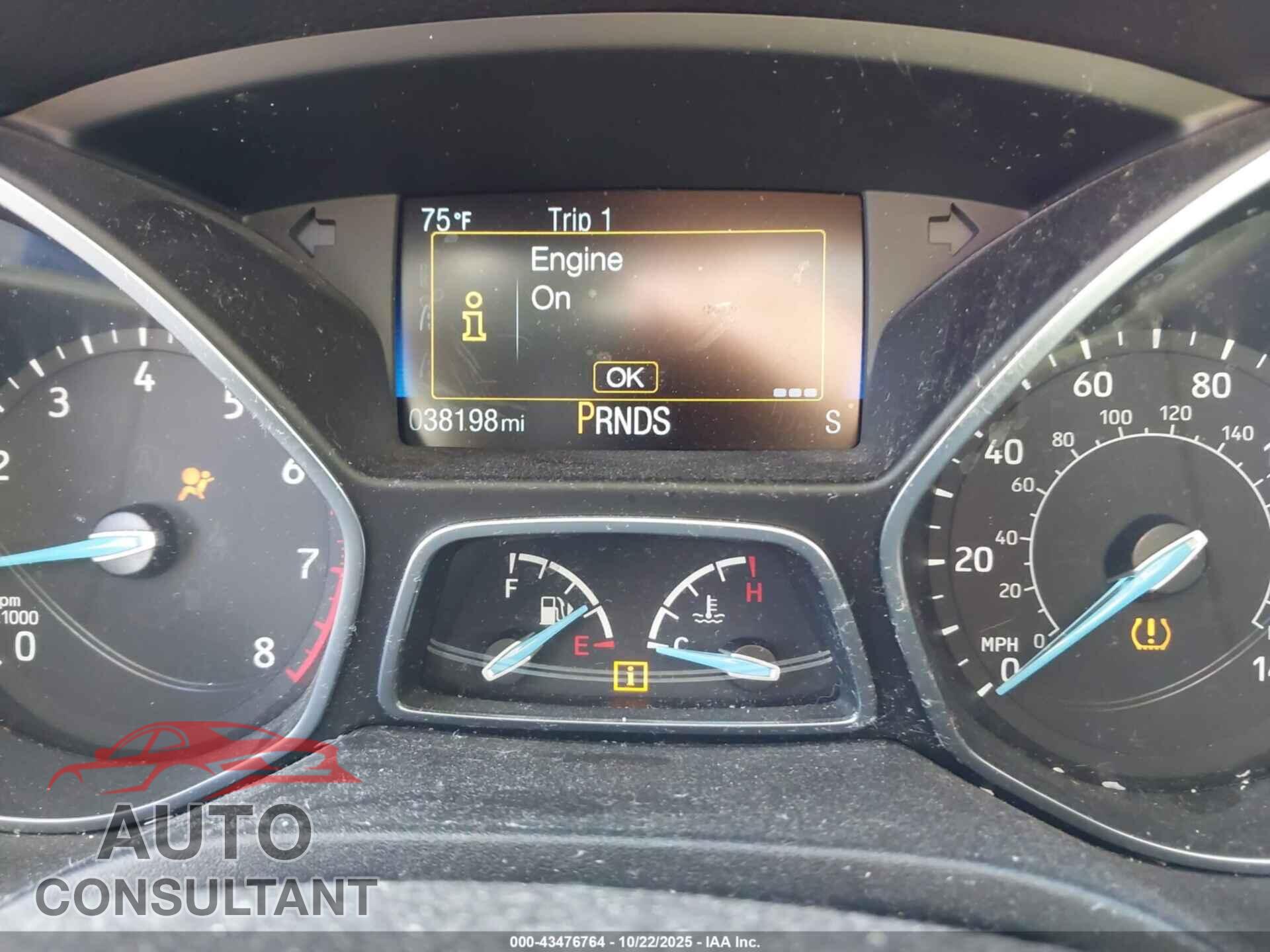 FORD FOCUS 2017 - 1FADP3FE3HL292860