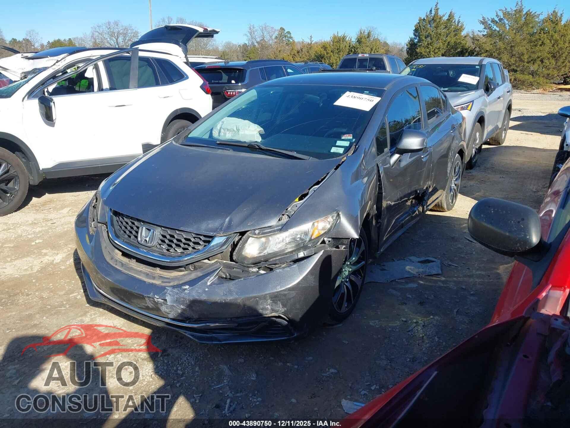 HONDA CIVIC 2013 - 19XFB2F50DE086202