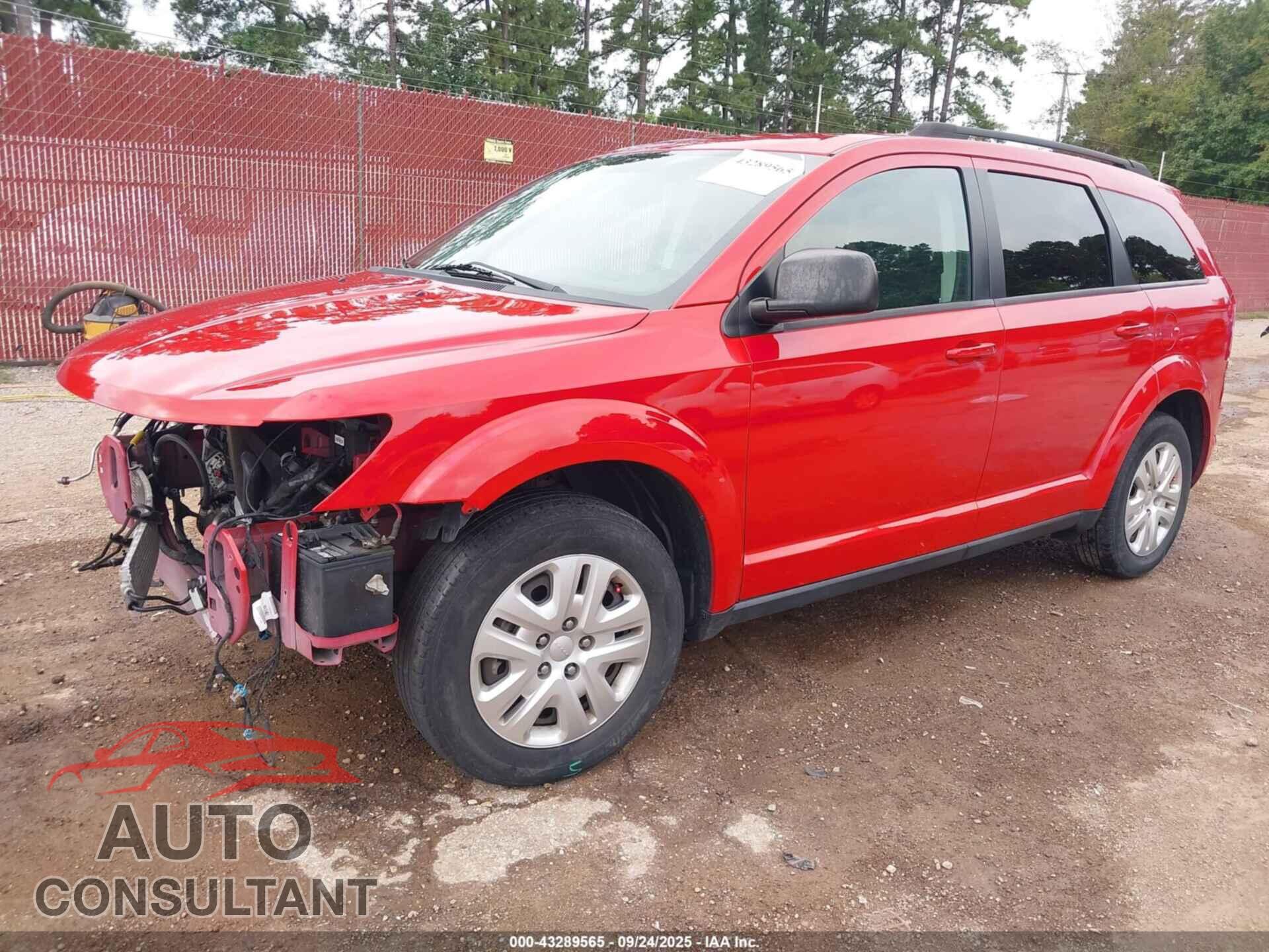 DODGE JOURNEY 2017 - 3C4PDCAB8HT581606