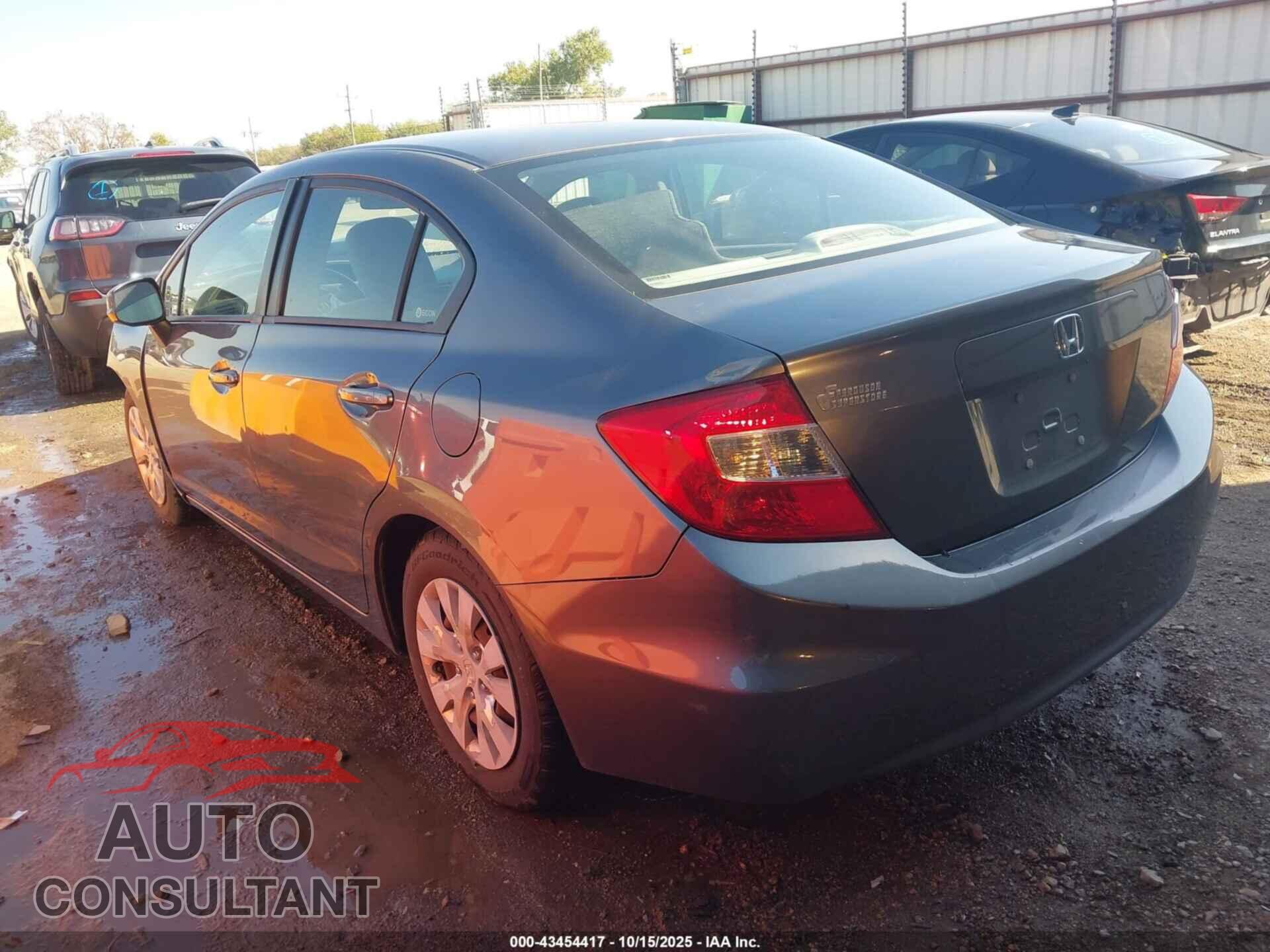 HONDA CIVIC 2012 - 19XFB2F59CE045372