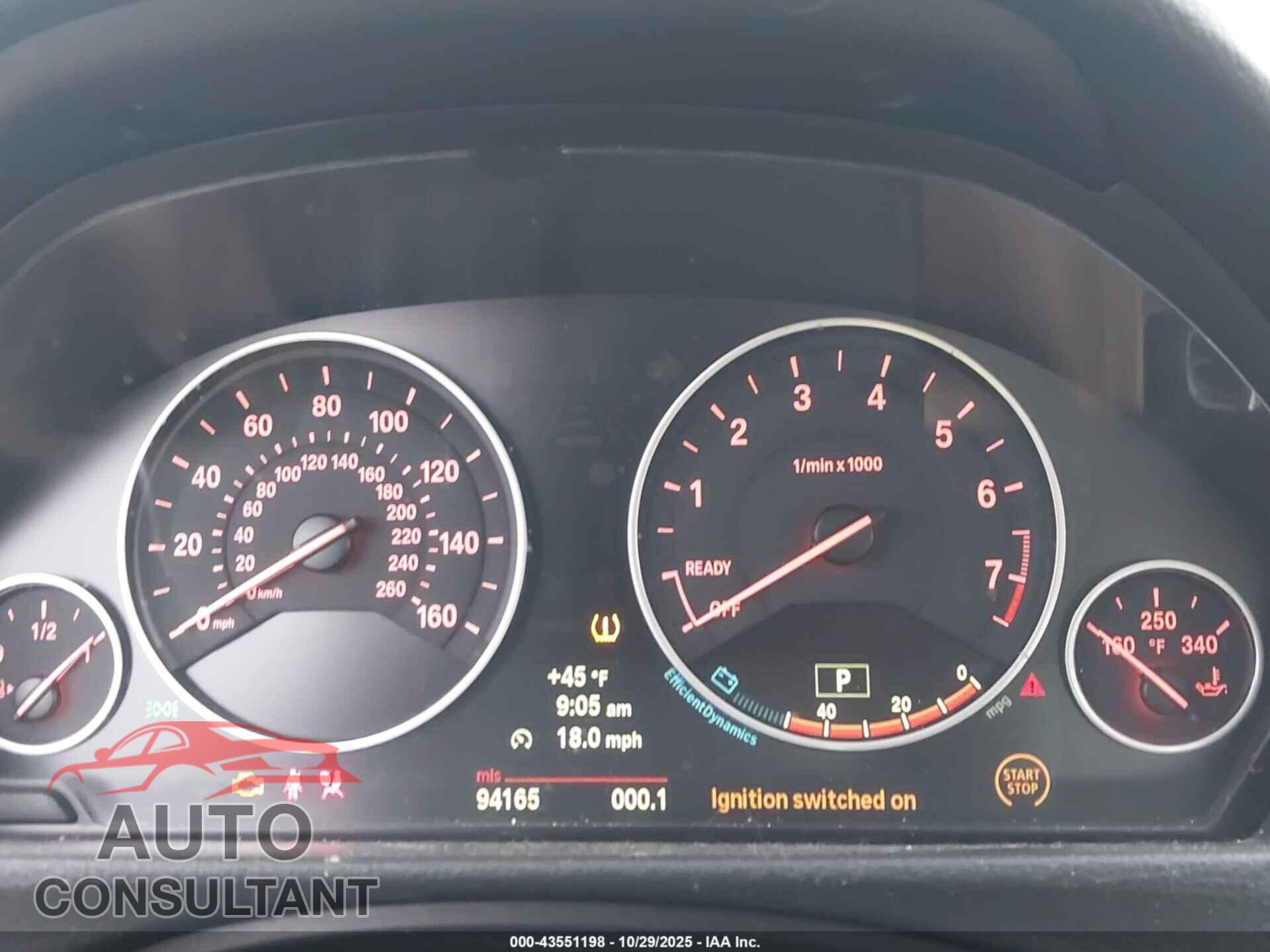 BMW 328I 2013 - WBA3B3C58DF536615