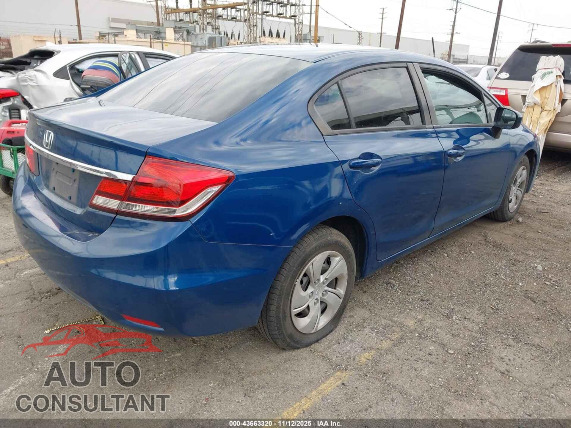 HONDA CIVIC 2014 - 19XFB2F54EE262847