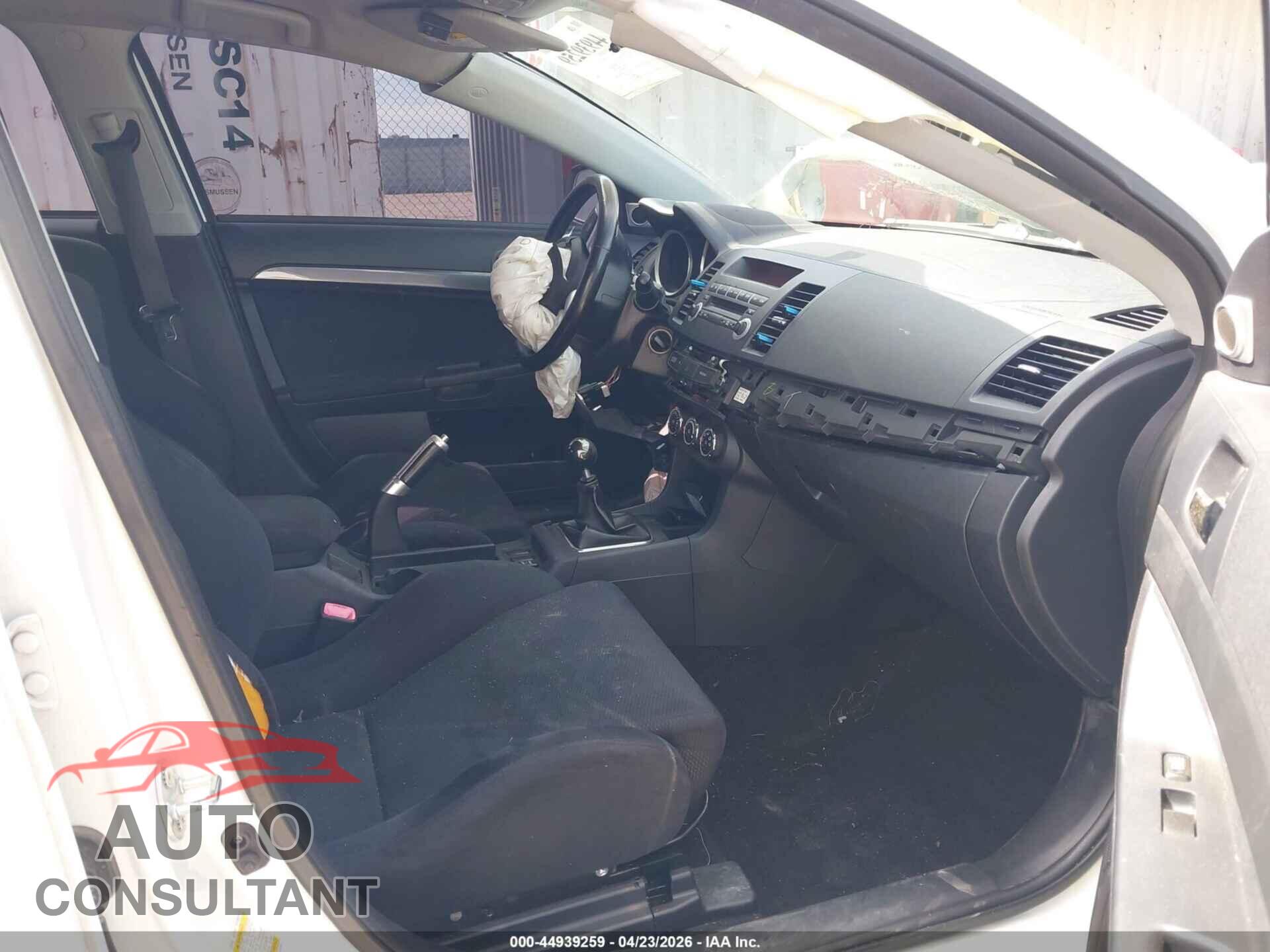 MITSUBISHI LANCER EVOLUTION 2011 - JA32W8FV8BU046887