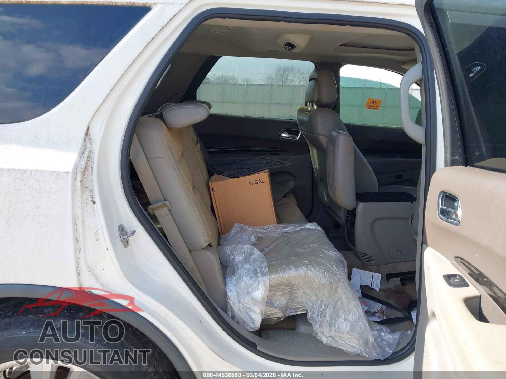 DODGE DURANGO 2012 - 1C4RDHDG7CC257225