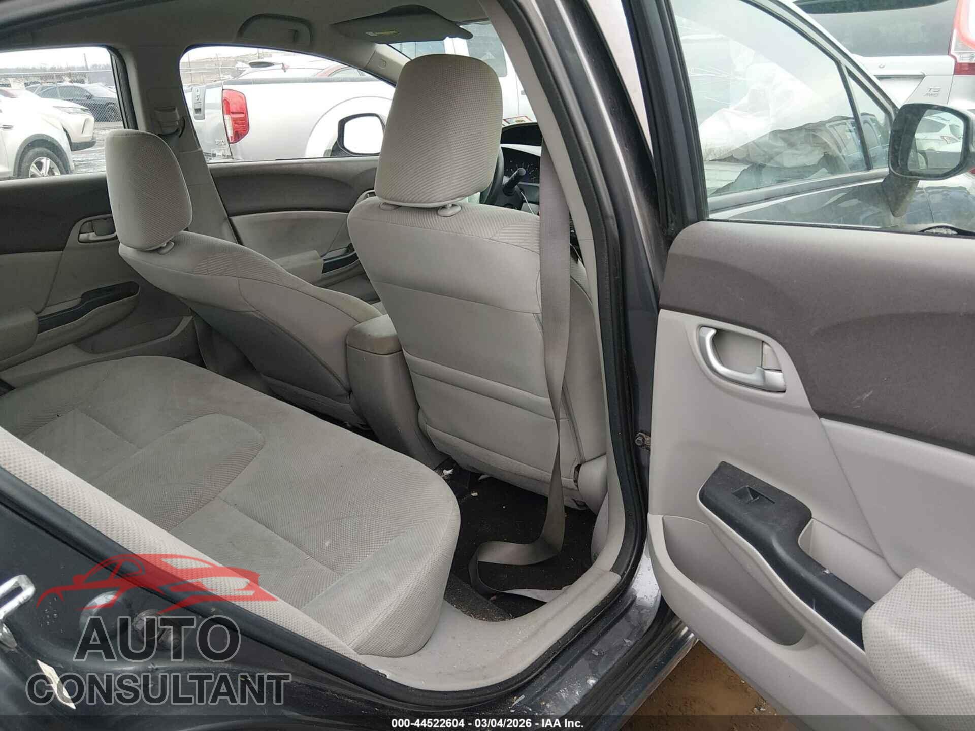 HONDA CIVIC 2012 - 19XFB2F50CE346208