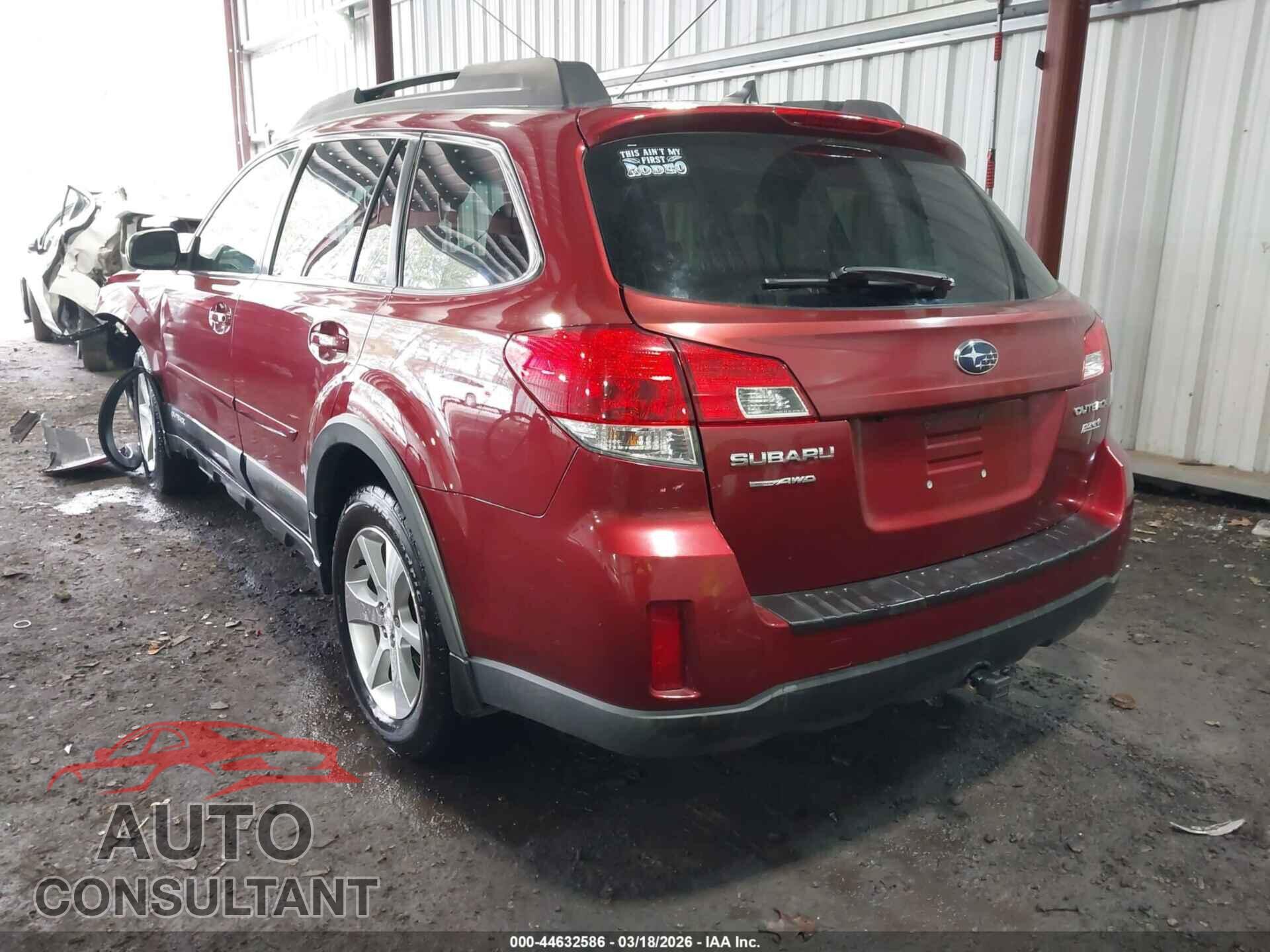 SUBARU OUTBACK 2014 - 4S4BRBLC4E3309228