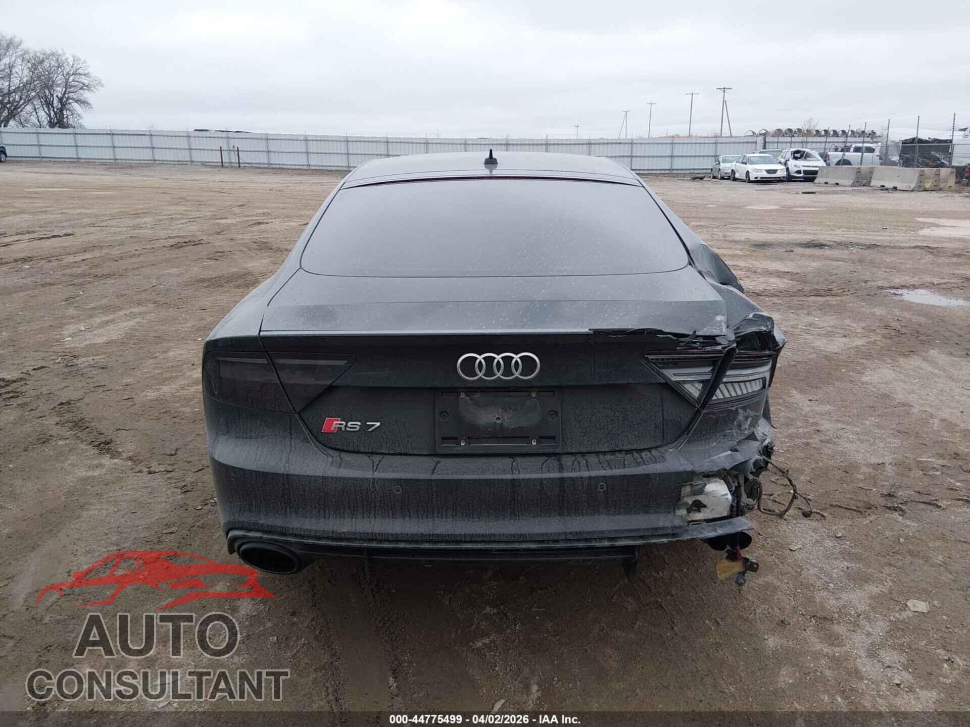AUDI RS 7 2016 - WUAW2AFC5GN901439