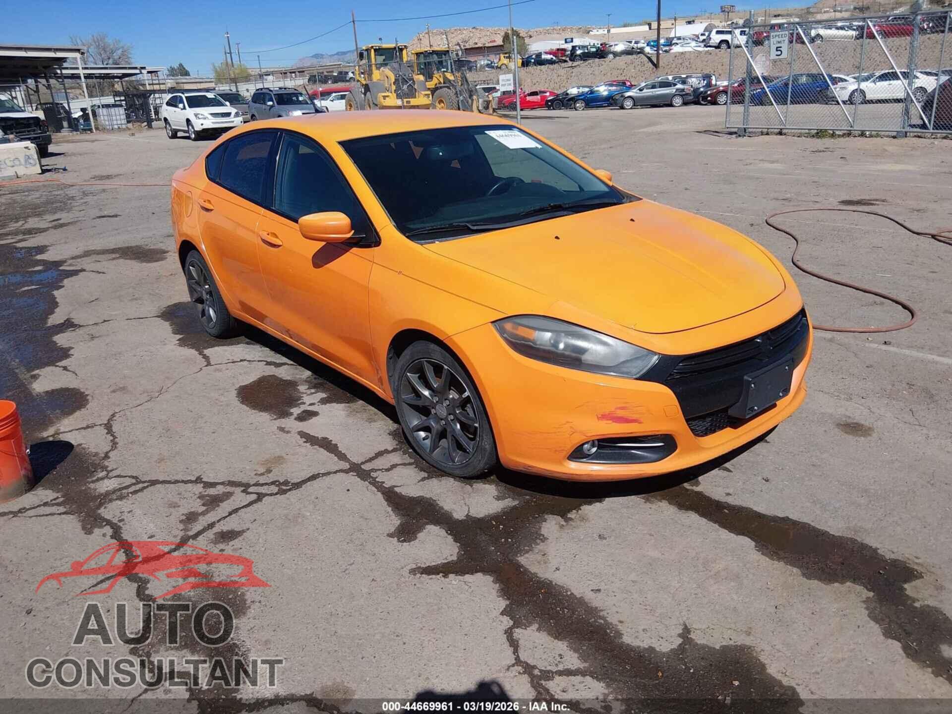 DODGE DART 2013 - 1C3CDFBA0DD324417