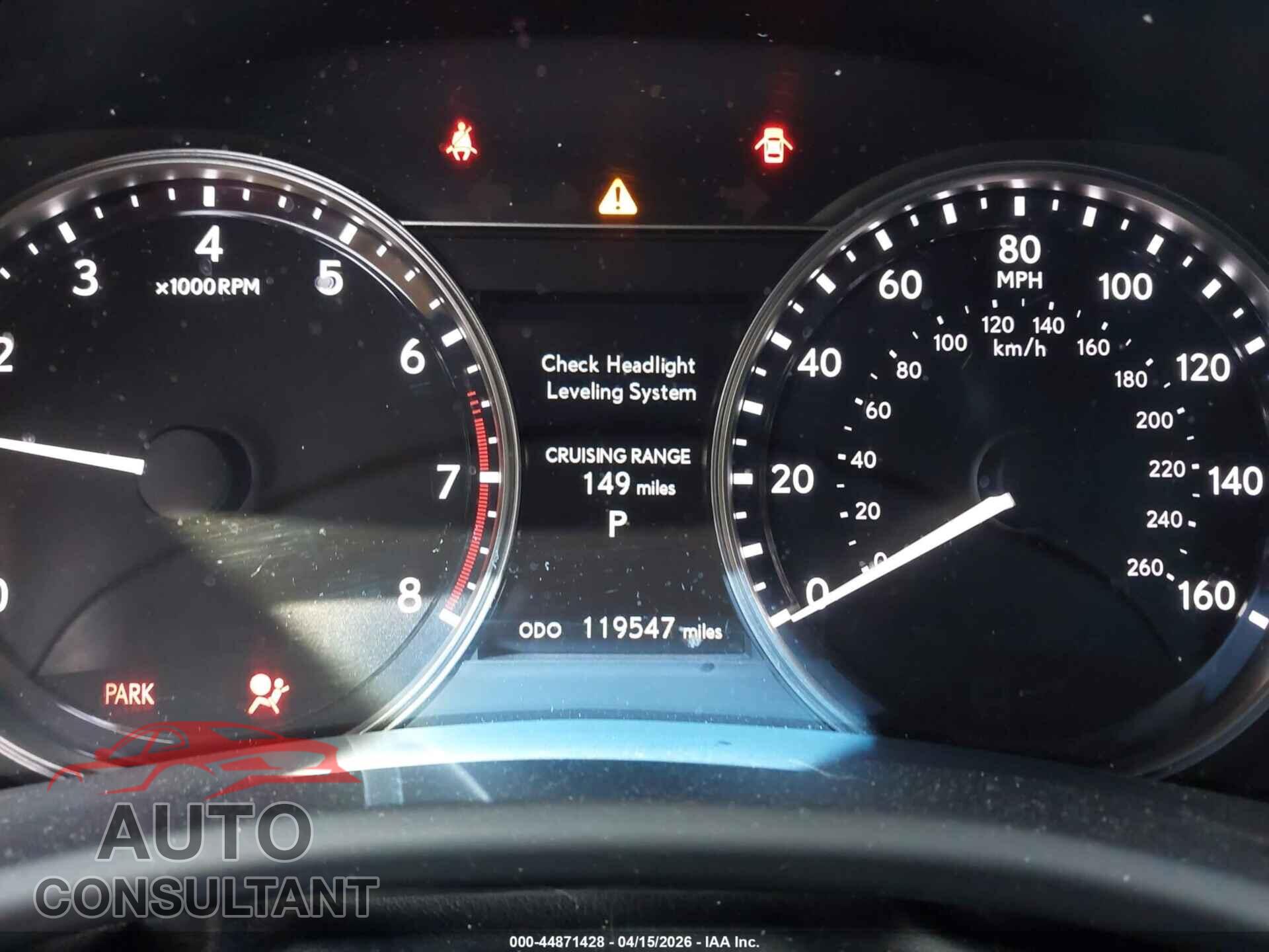 LEXUS GS 350 2015 - JTHBE1BL0FA007720