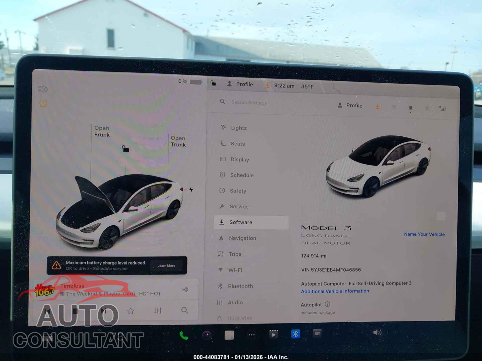 TESLA MODEL 3 2021 - 5YJ3E1EB4MF046856