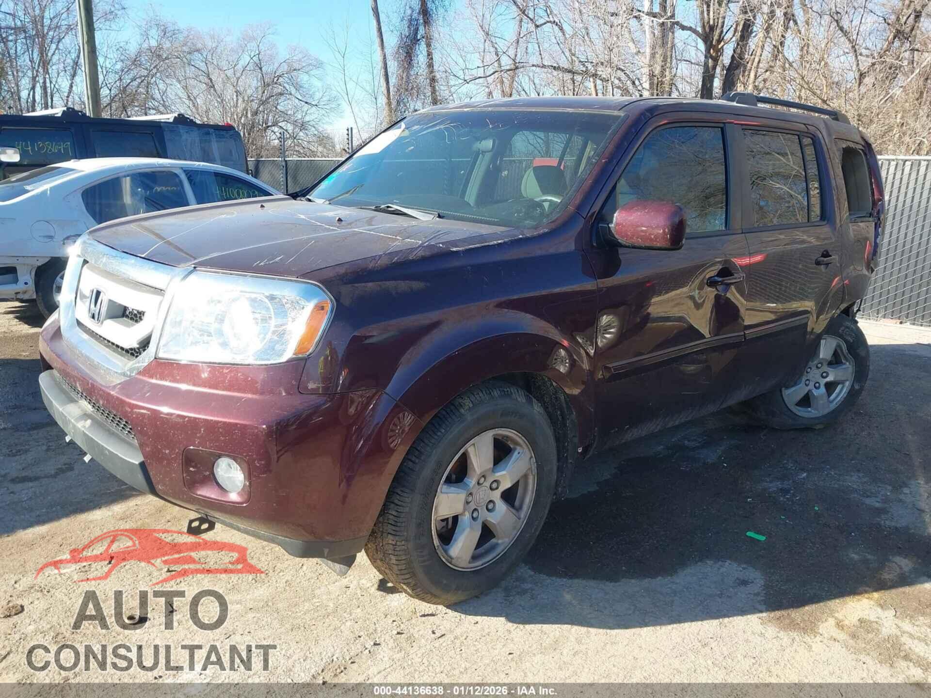 HONDA PILOT 2009 - 5FNYF48449B045344