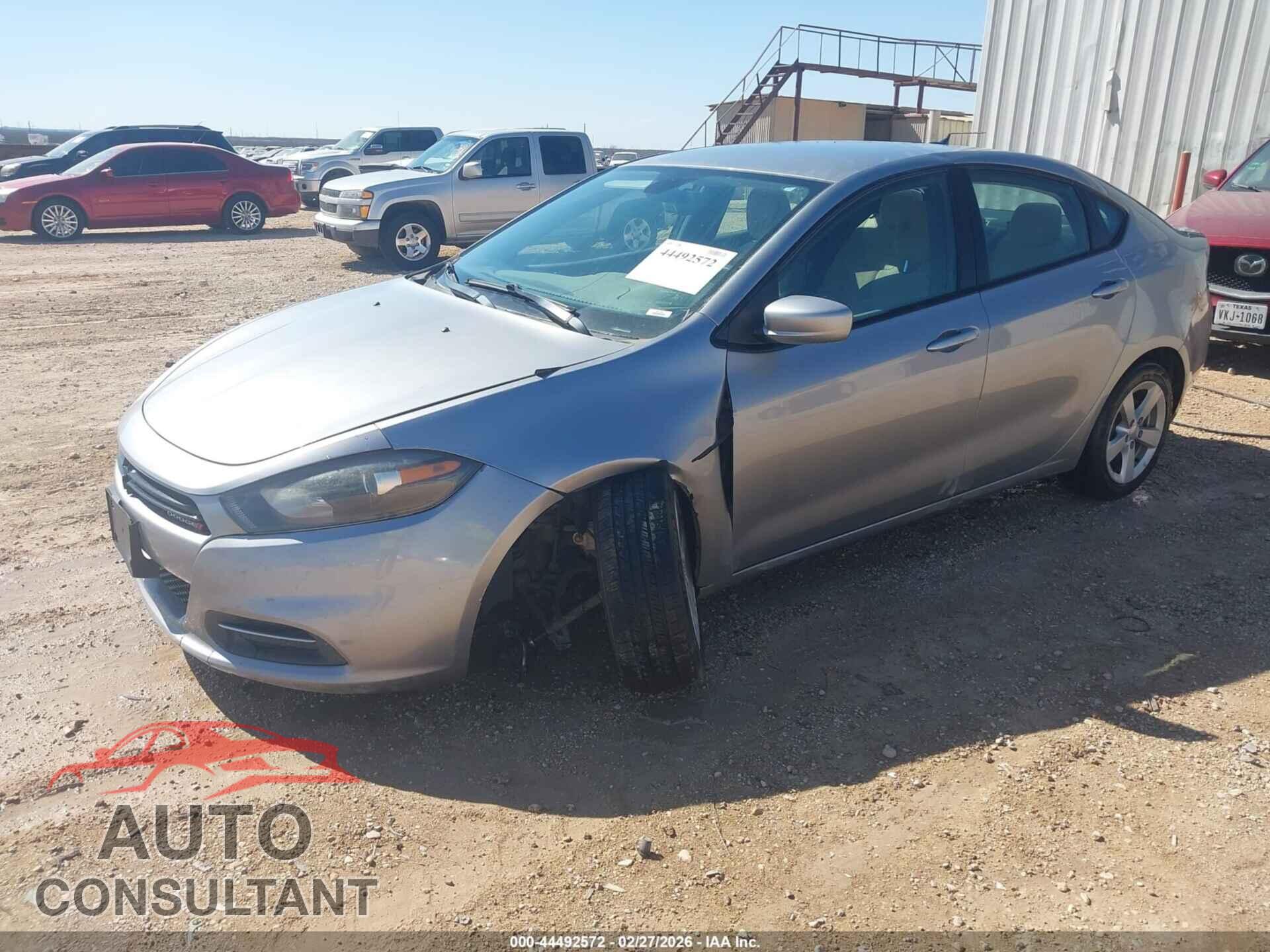 DODGE DART 2015 - 1C3CDFBB3FD192992