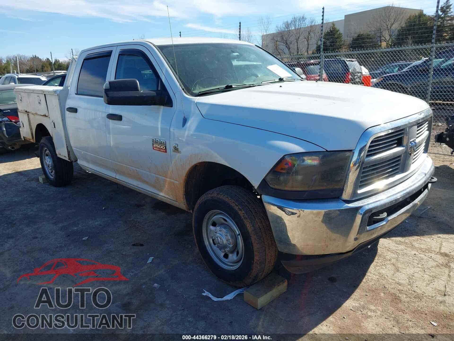 DODGE RAM 2500 2010 - 3D7UT2CL0AG166578