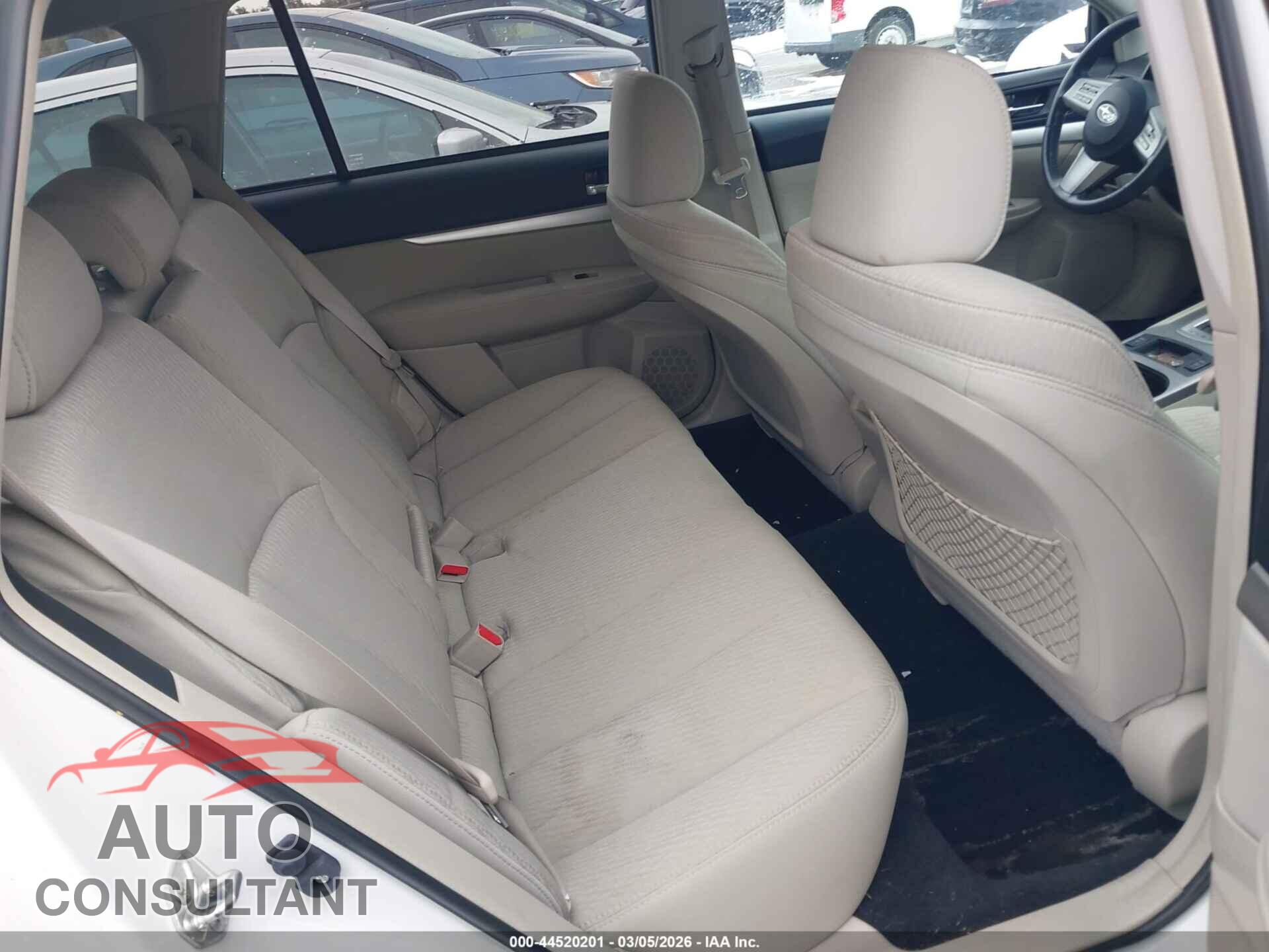 SUBARU OUTBACK 2011 - 4S4BRBCC6B3322073