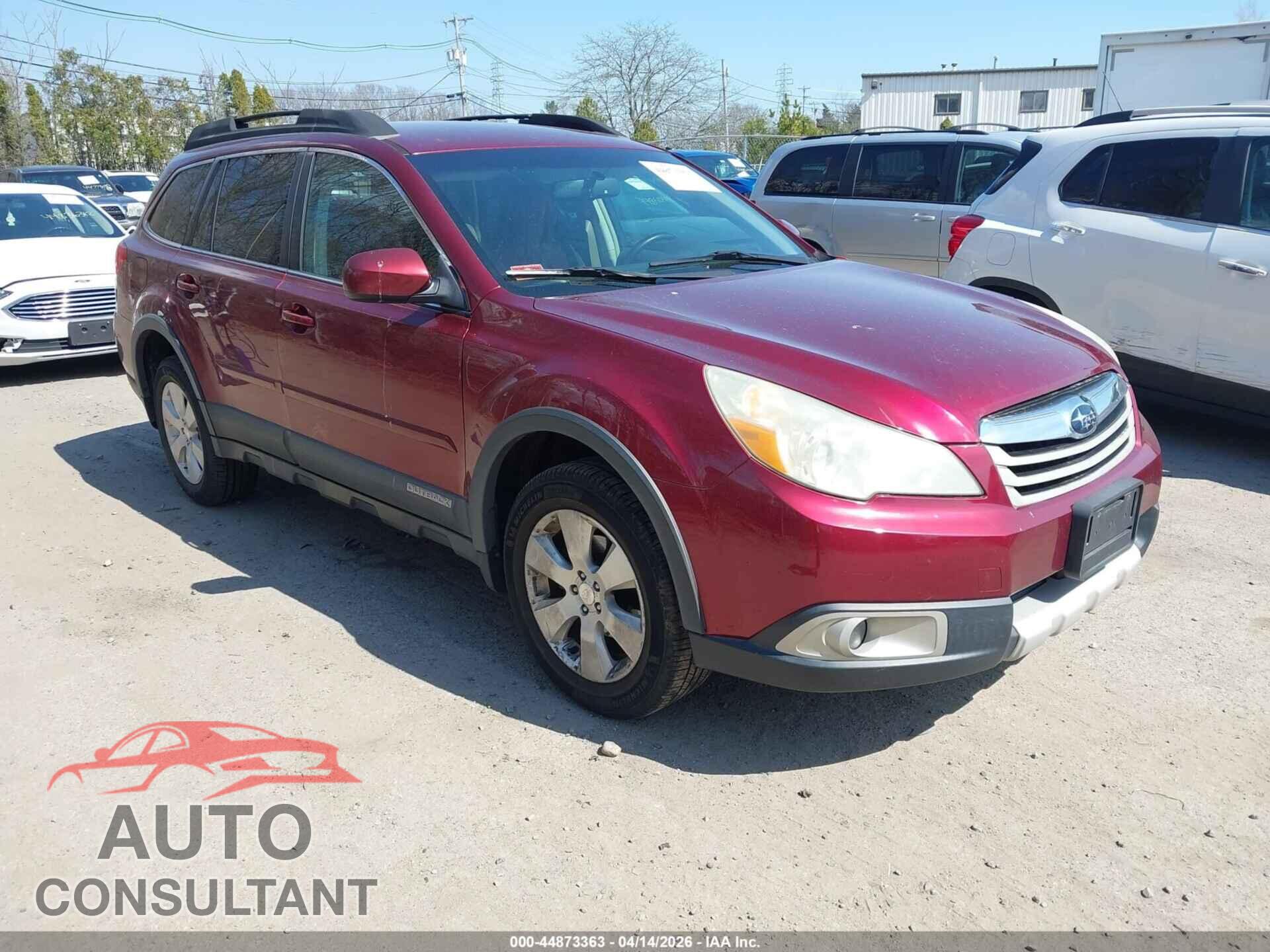 SUBARU OUTBACK 2011 - 4S4BRBCC6B3435358