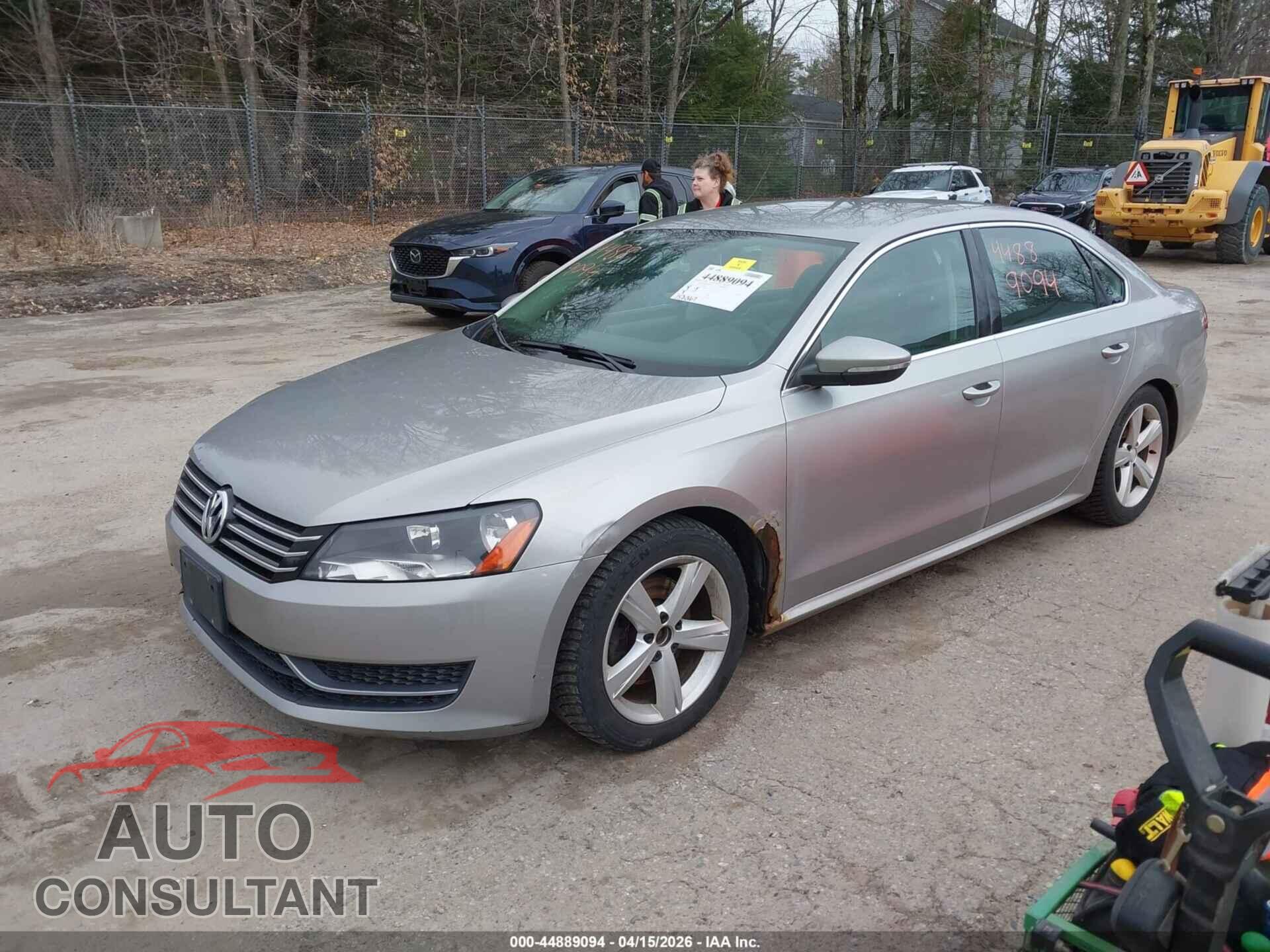 VOLKSWAGEN PASSAT 2012 - 1VWBP7A35CC002994
